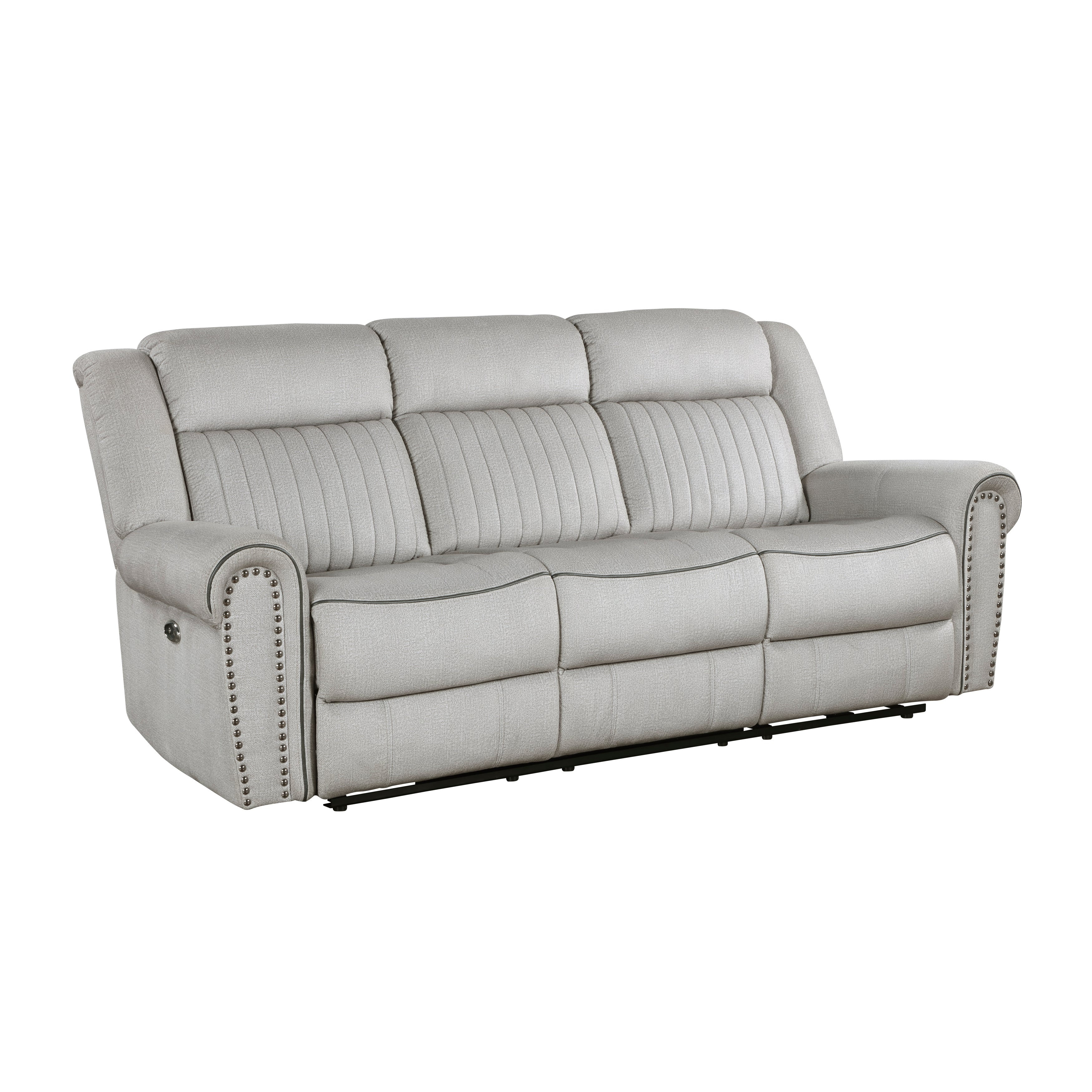 Brennen Mist Power Double Reclining Sofa - Image 3