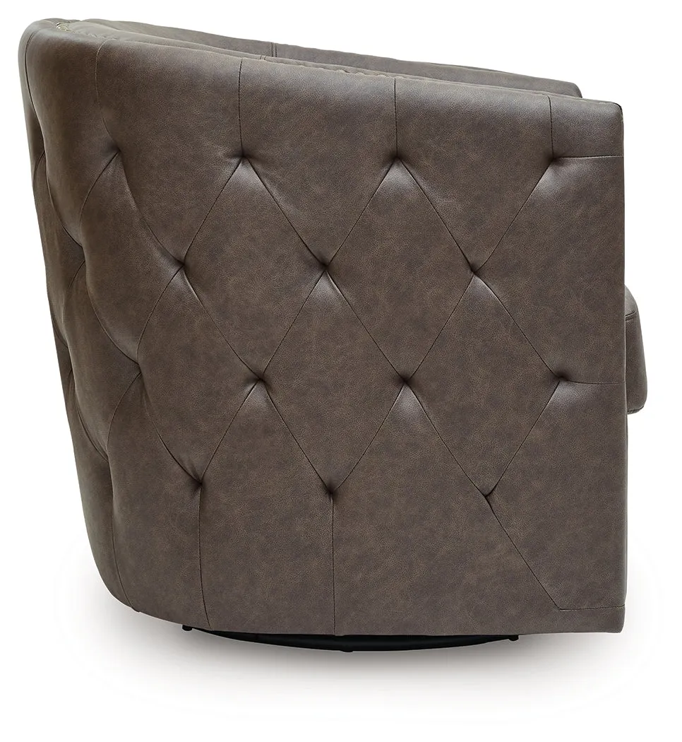 Brentlow Granite Swivel Accent Chair - Image 5