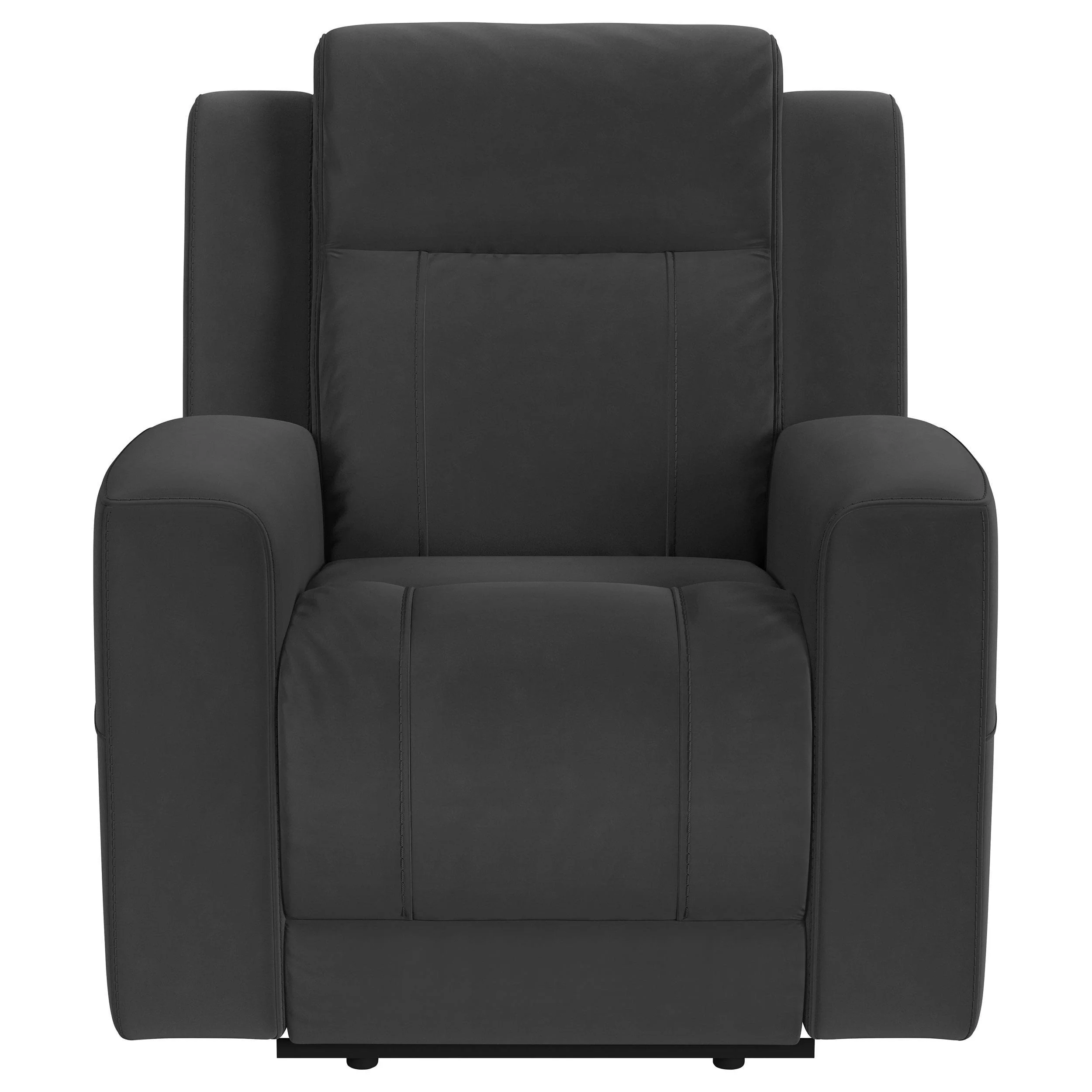 Brentwood Dark Charcoal 3-piece Upholstered Motion Reclining Sofa Set - Image 12