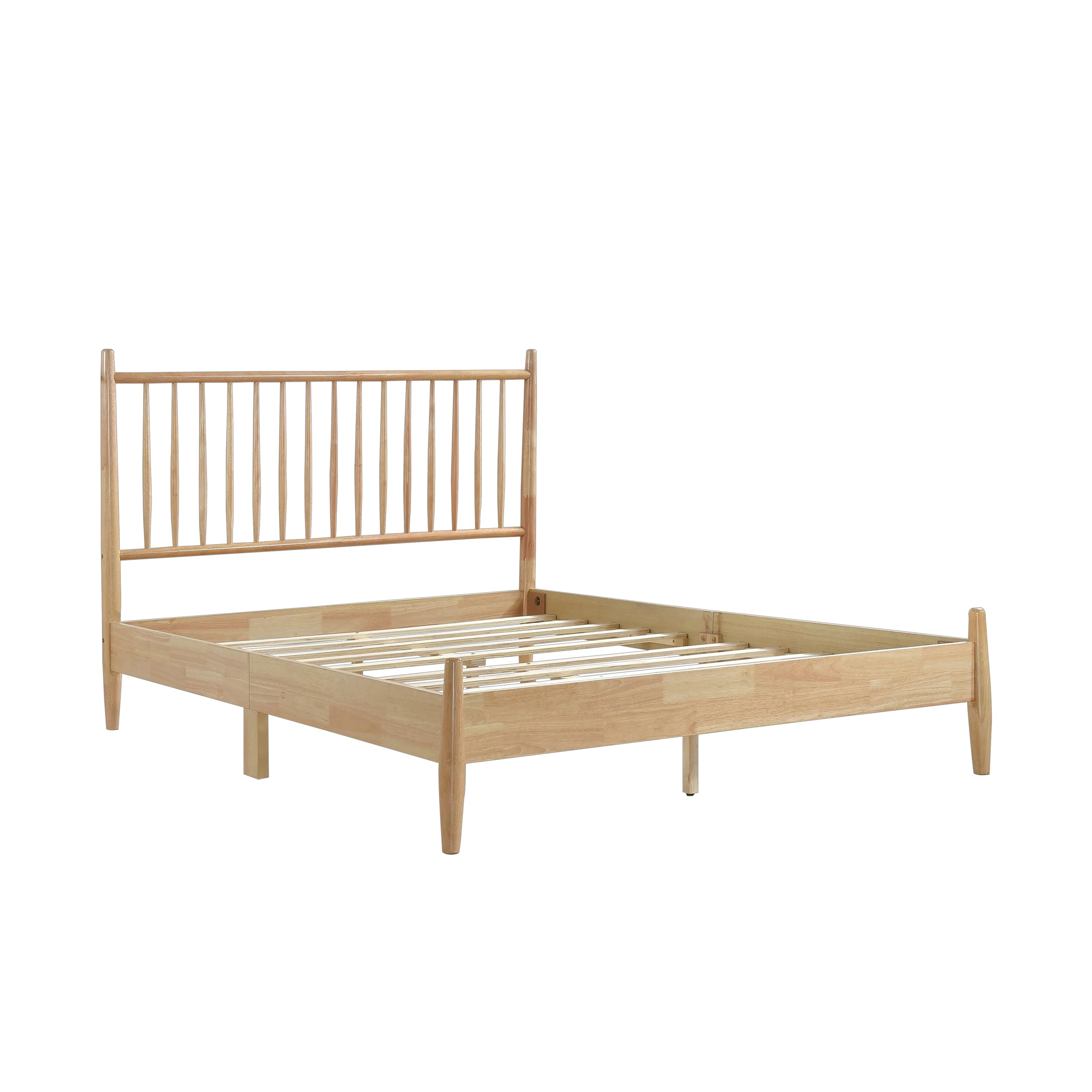 Brickell Natural Queen Platform Bed - Image 4