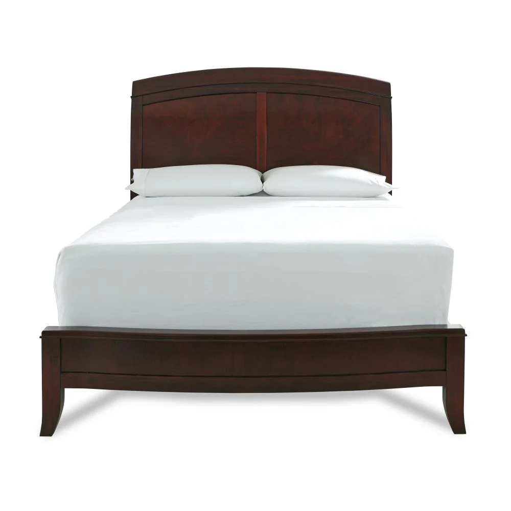 Brighton Wood Queen Sleigh Bed in Cinnamon - Image 6