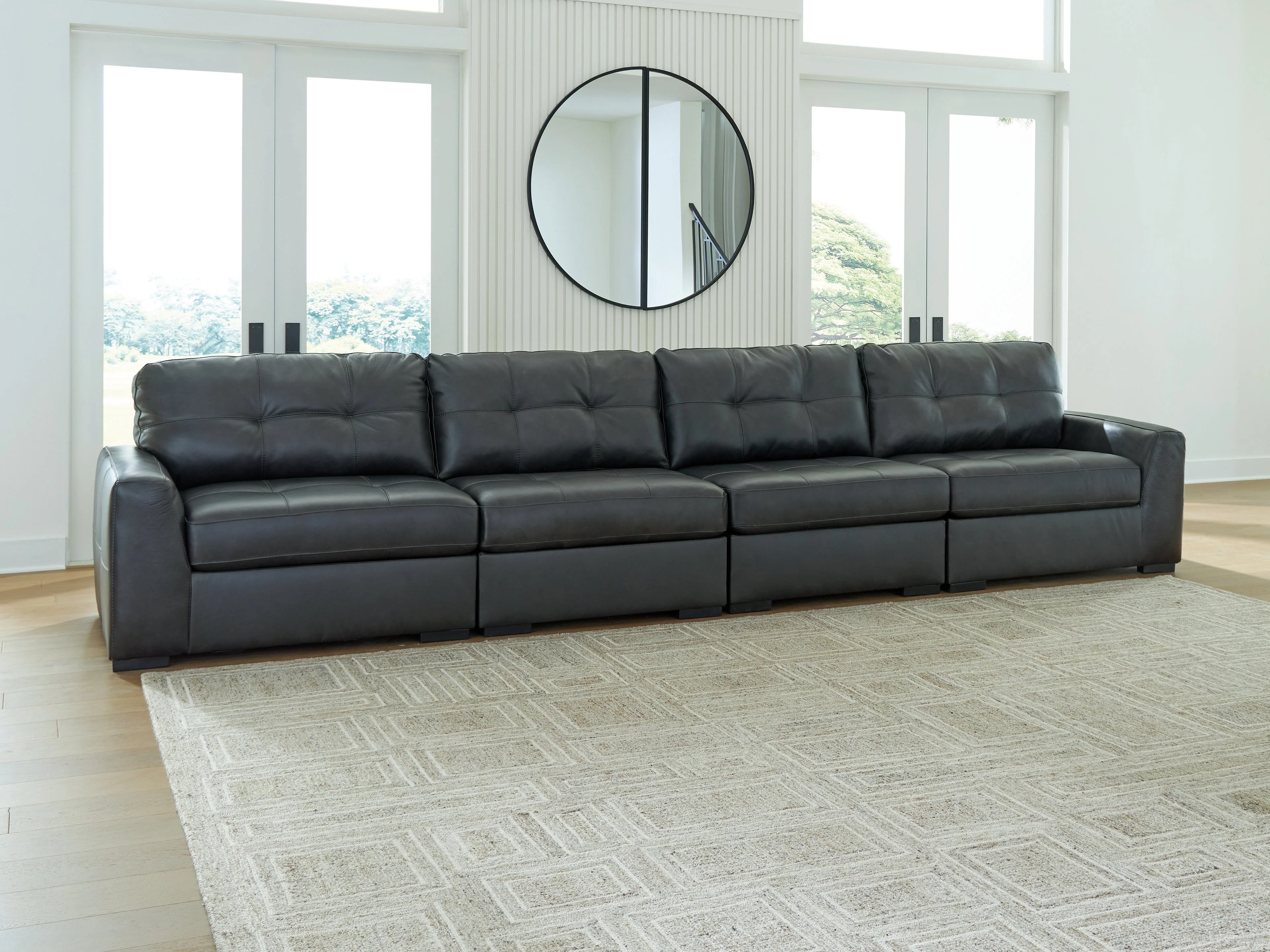 Brindley Pier Fog 4-Piece Sectional
