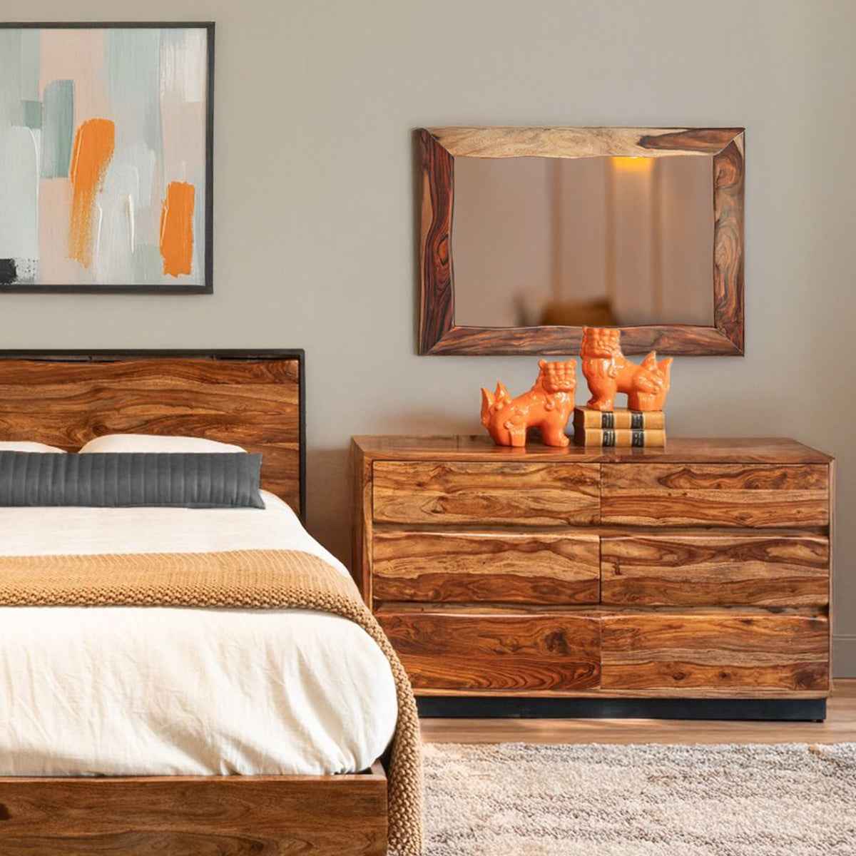 Brisbane 62" Dresser in Natural Sheesham - Image 5