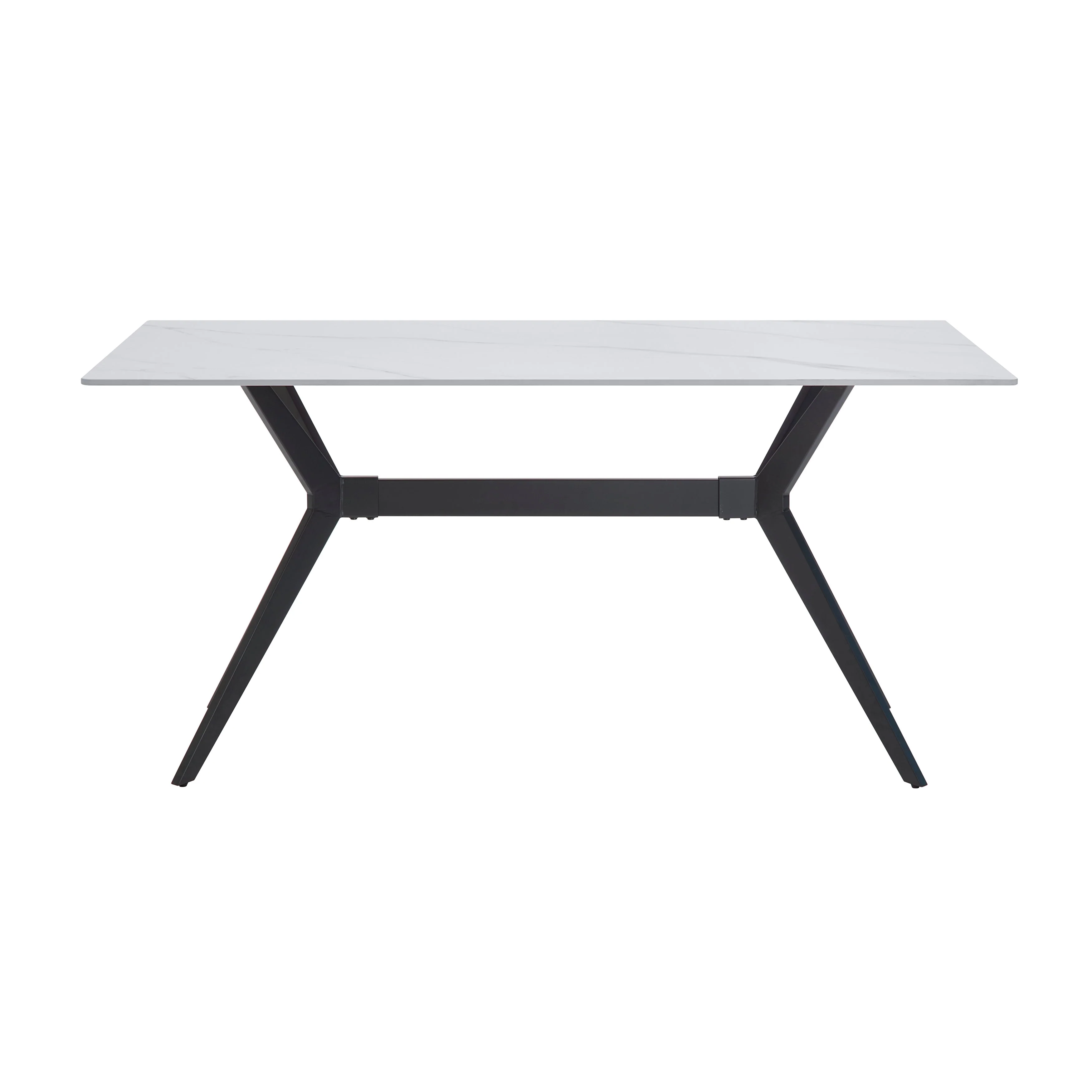 Brixley Black/Gray Faux Marble-Top Dining Set - Image 3