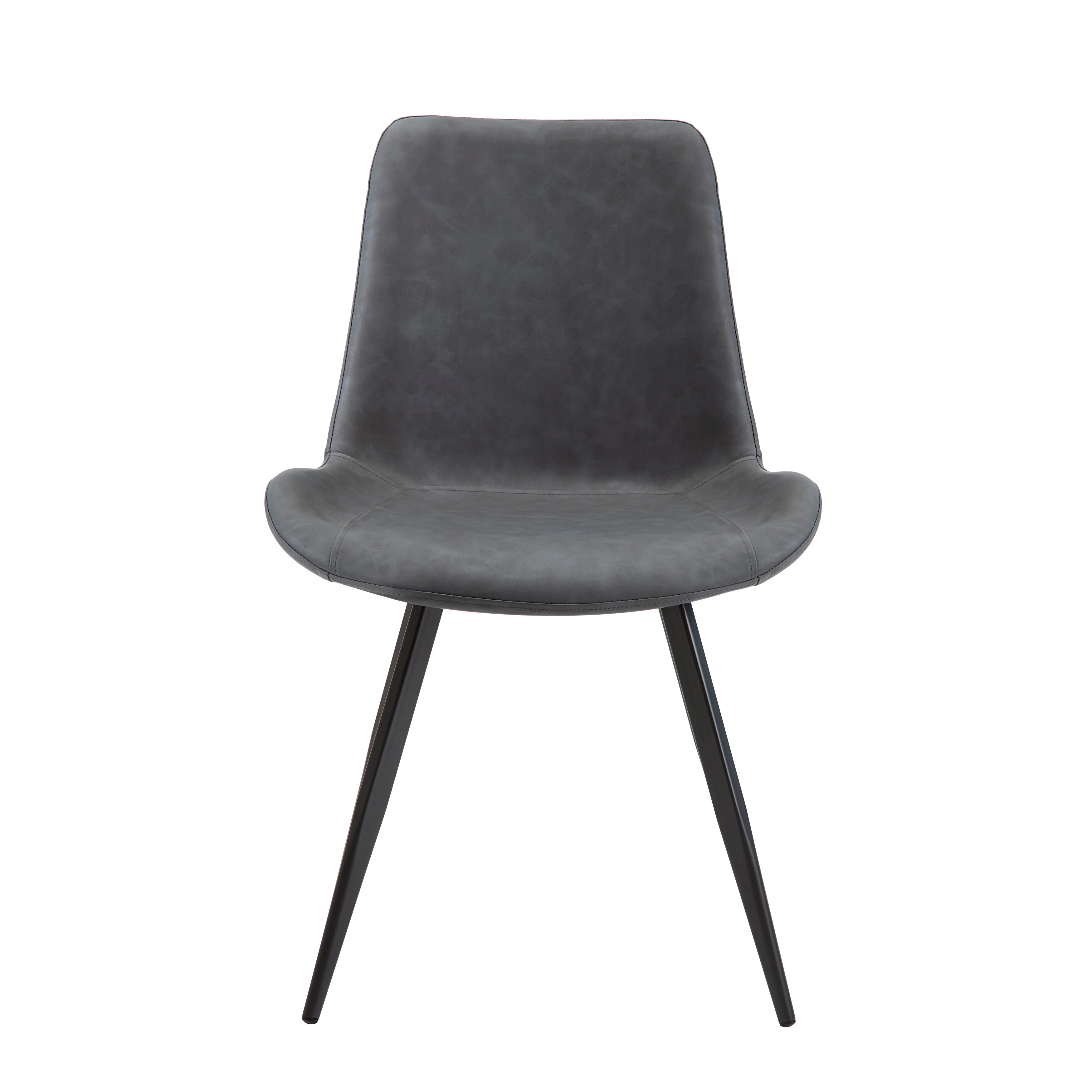 Brixley Mottled Gray Dining Side Chair, Set of 2 - Image 6