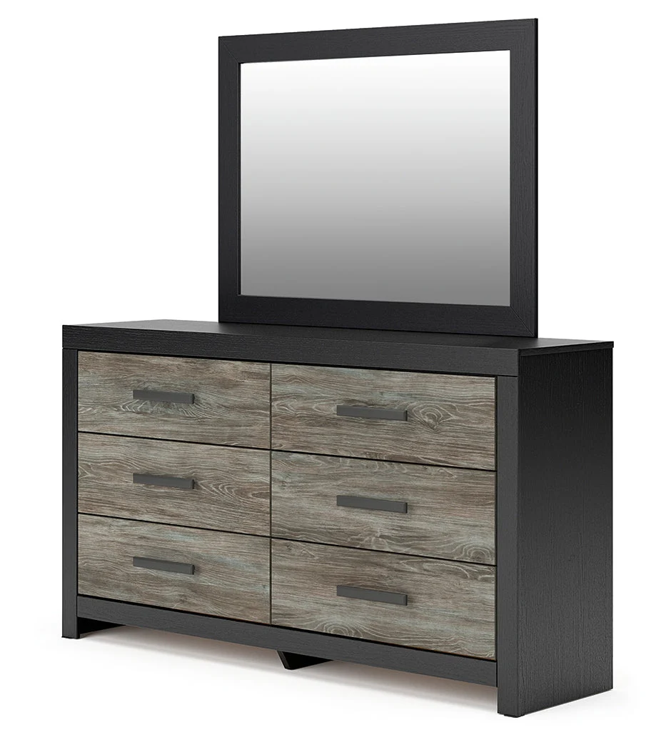 Broachmyn Black/Gray Dresser and Mirror - Image 2