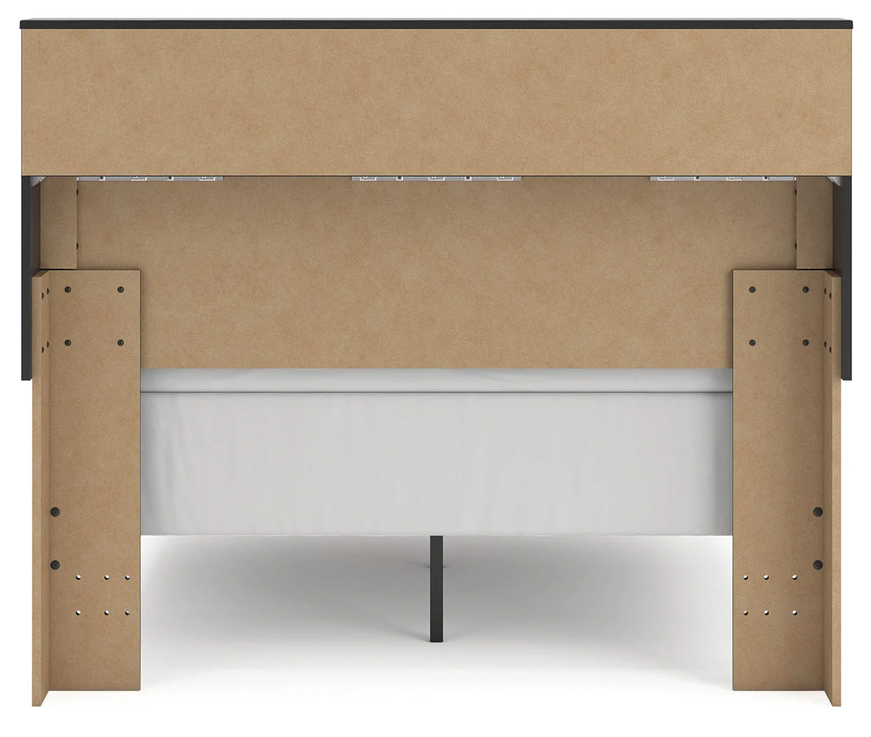 Broachmyn Black/Gray Full Bookcase Bed - Image 4