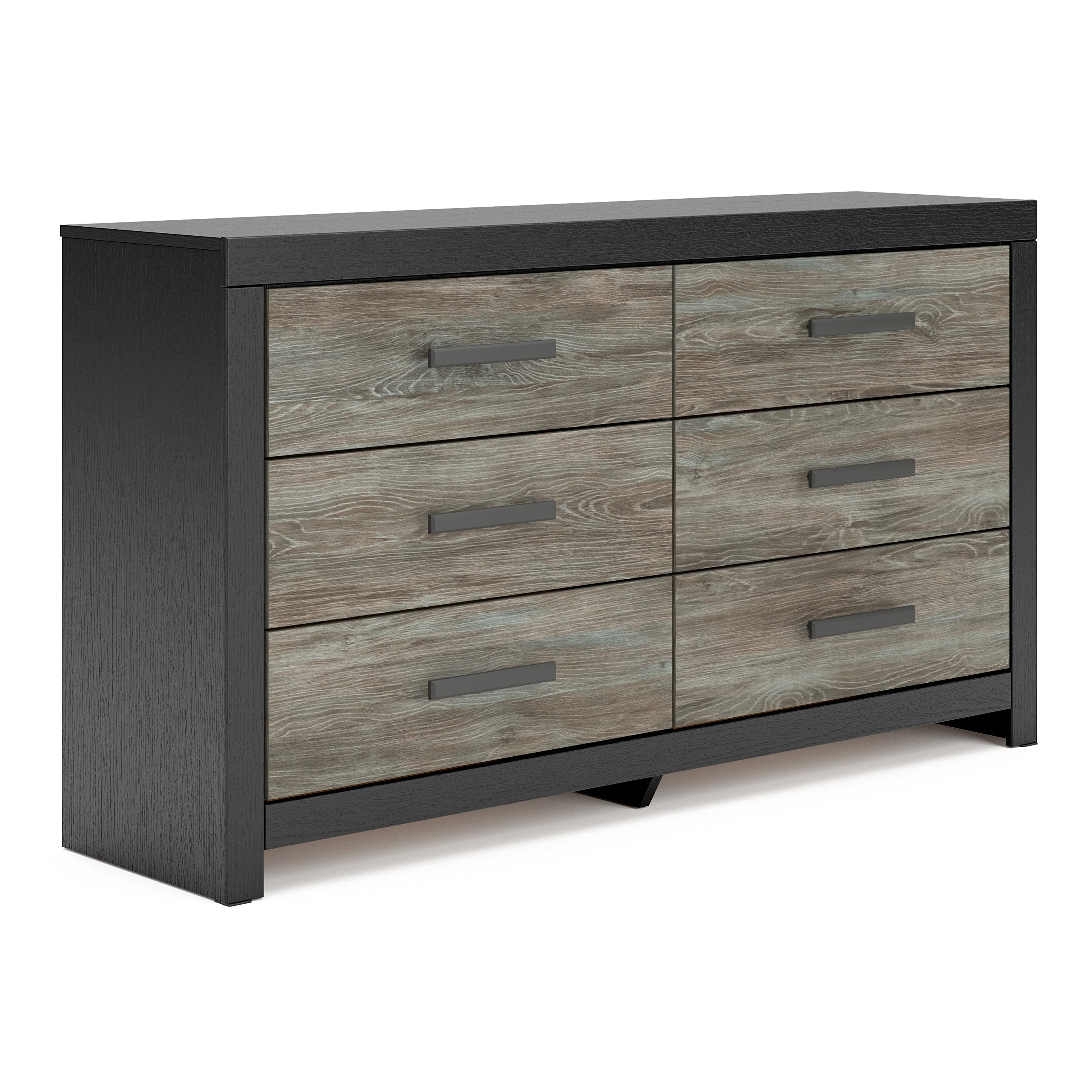 Broachmyn Black/Gray LED Bookcase Panel Bedroom Set - Image 22
