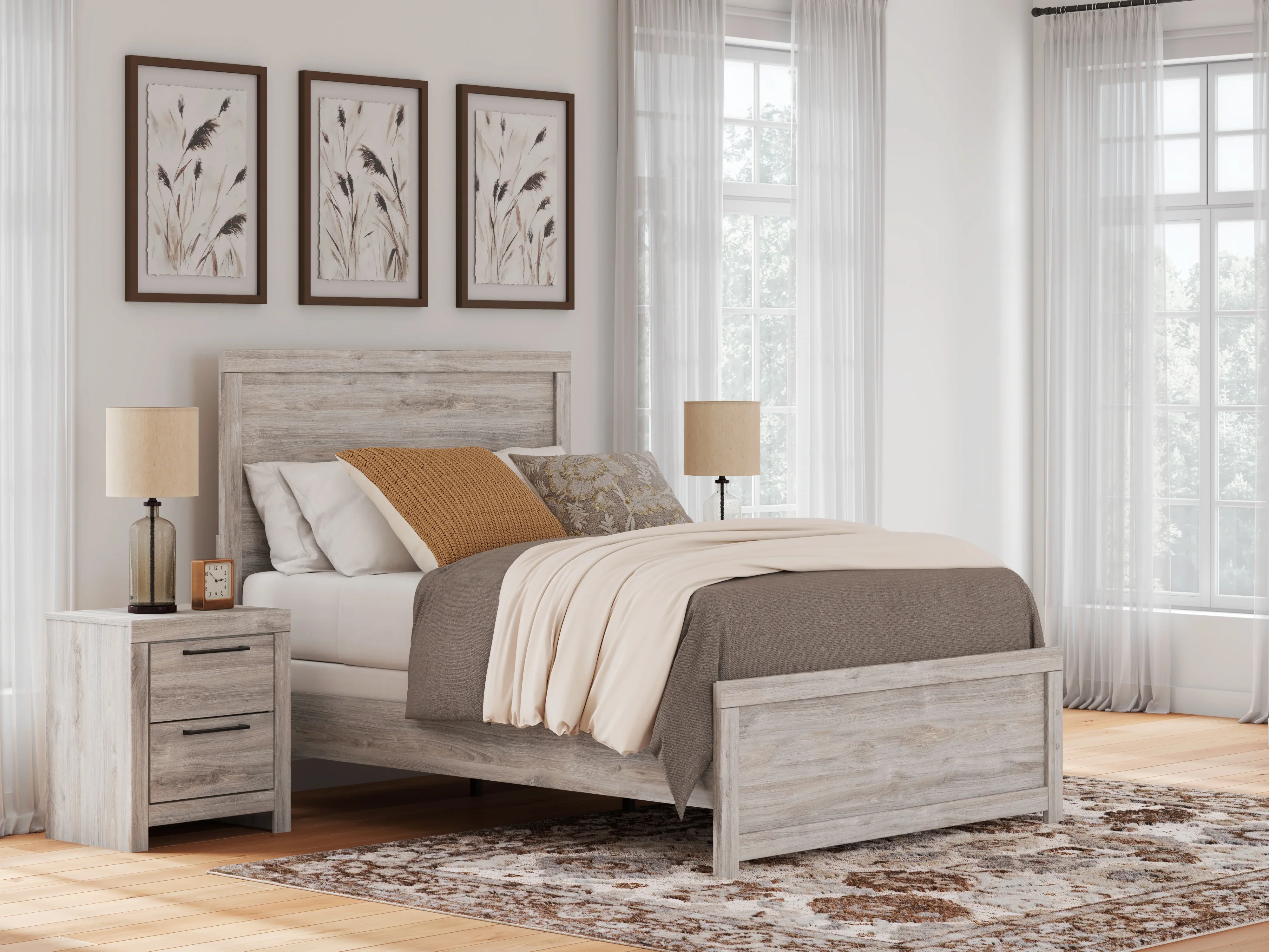 Broachmyn Gray Full Panel Bed - Image 6