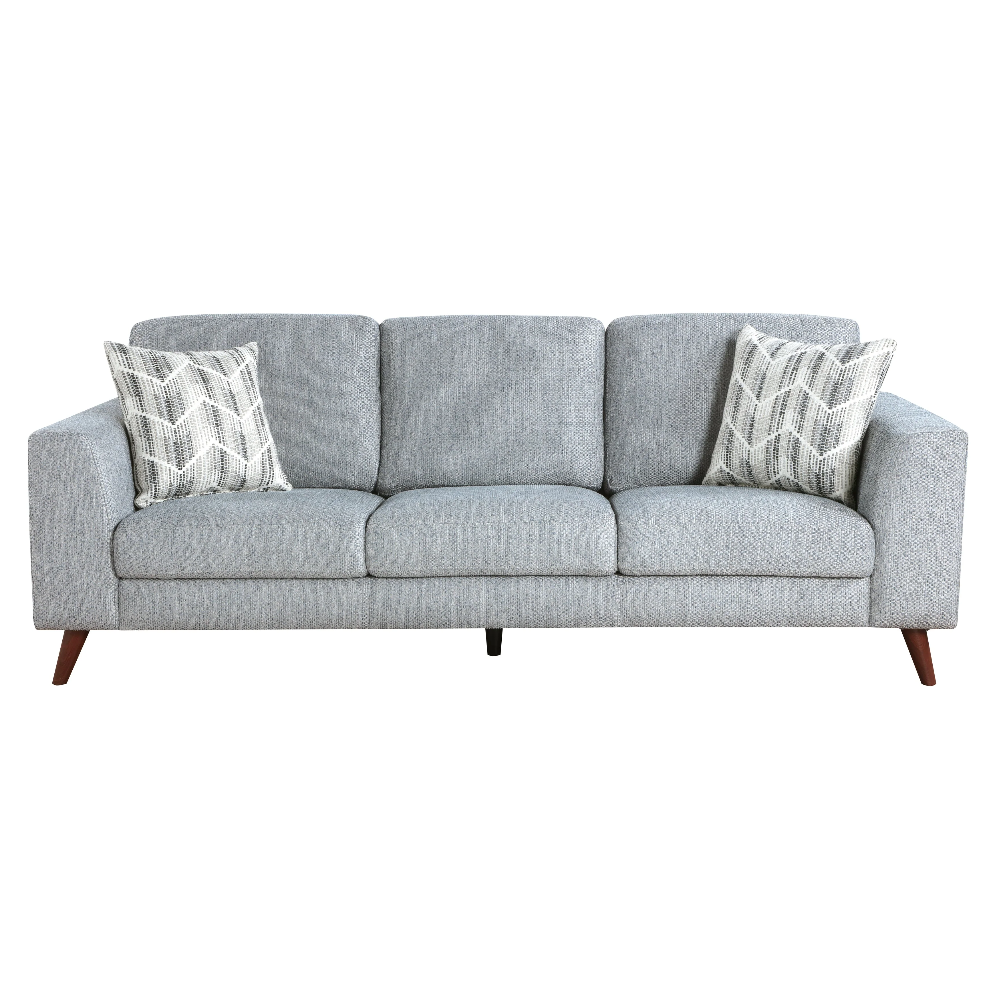 Broadway Grayish Blue Living Room Set - Image 3