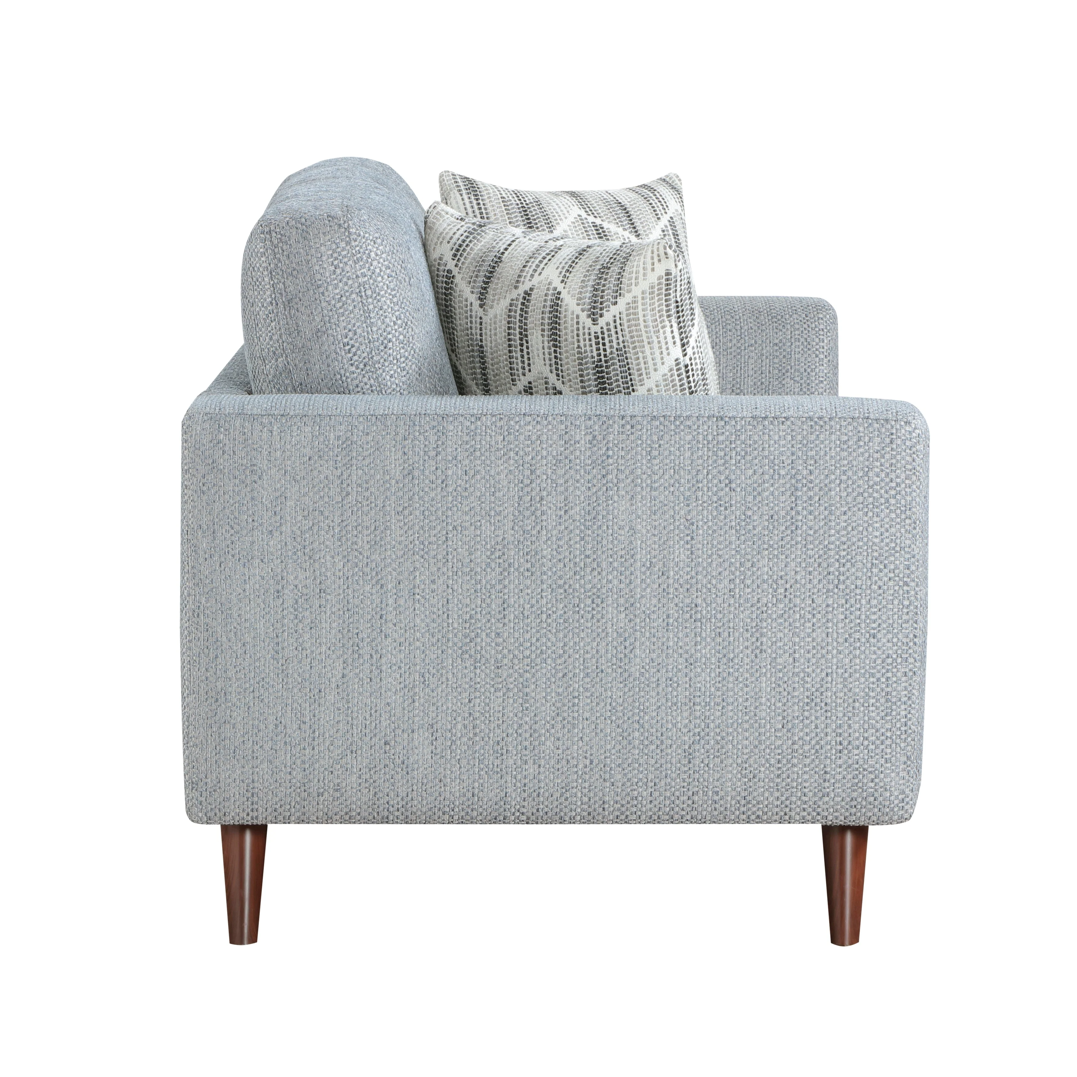 Broadway Grayish Blue Living Room Set - Image 8