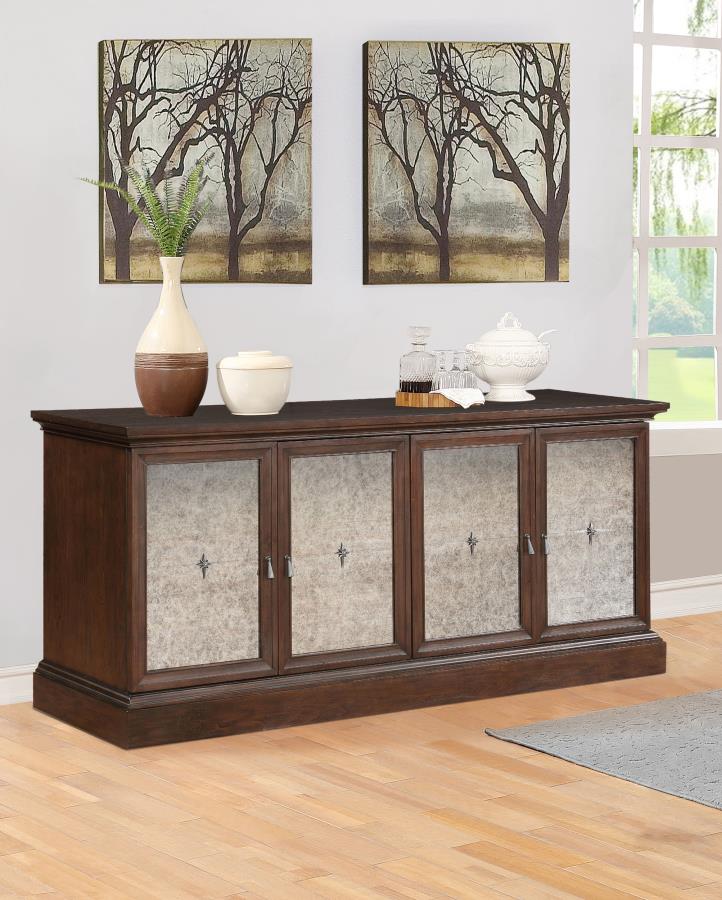 Brockway Cove 4-Door Server Antique Java