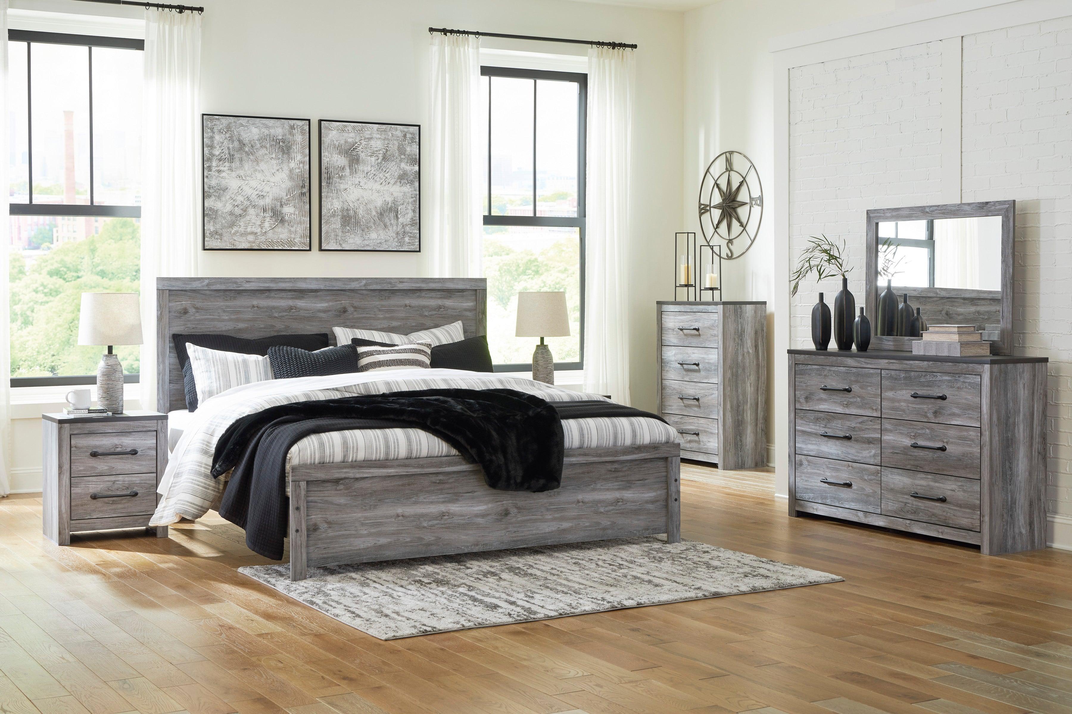 Bronyan Dark Gray Panel Bedroom Set - Image 2
