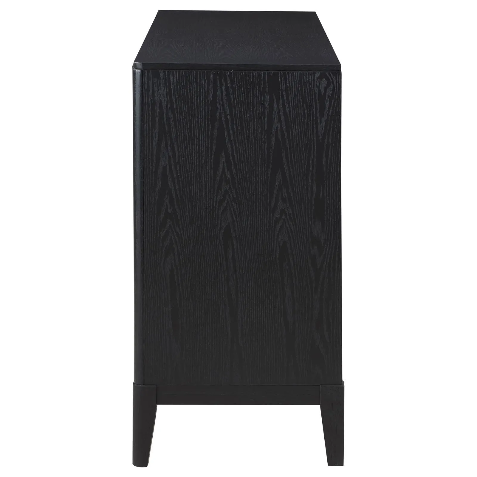 Brookmead Black 2-drawer Sideboard Buffet with Storage Cabinet - Image 5