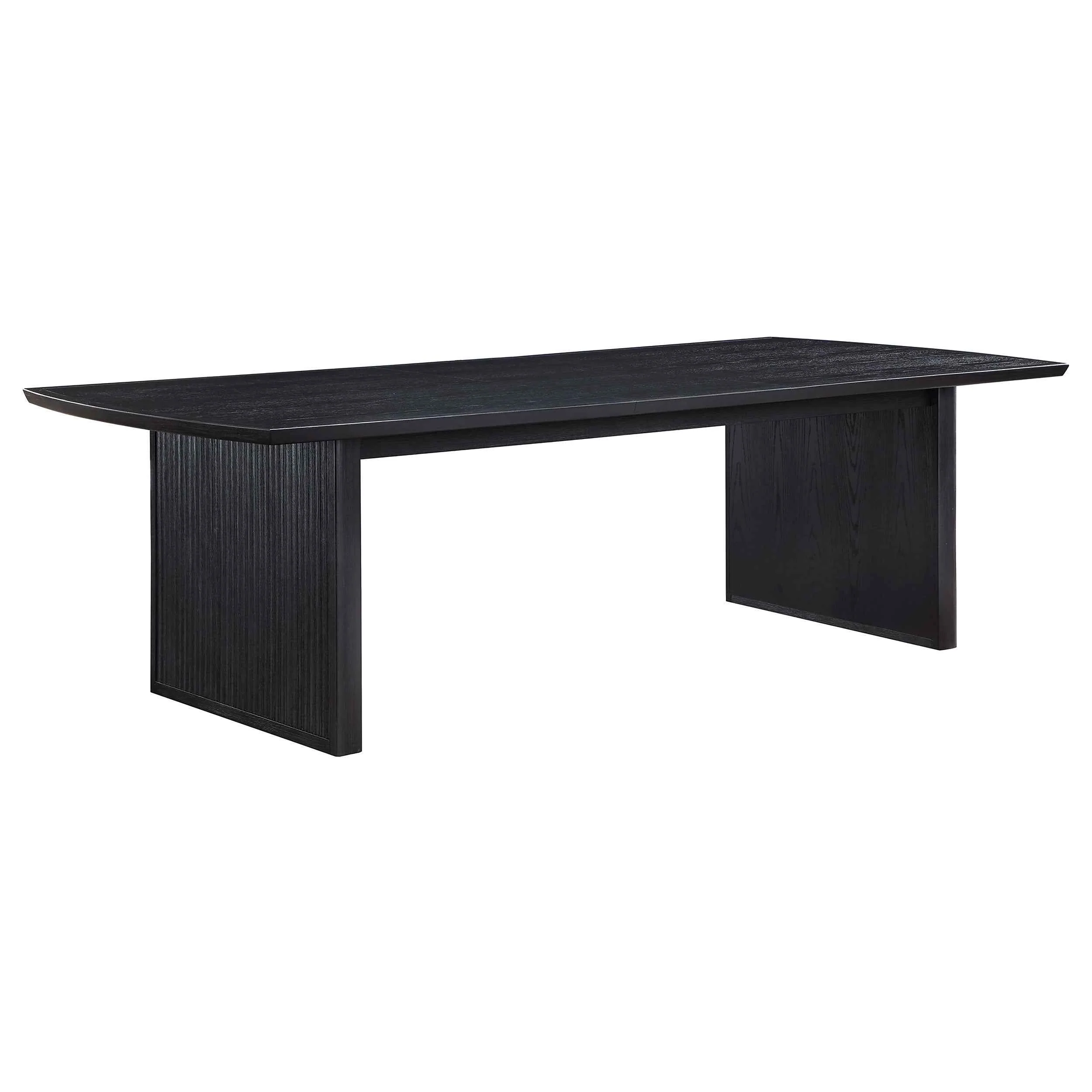 Brookmead Black/Ivory 5-piece Extension Leaf Dining Table Set - Image 3