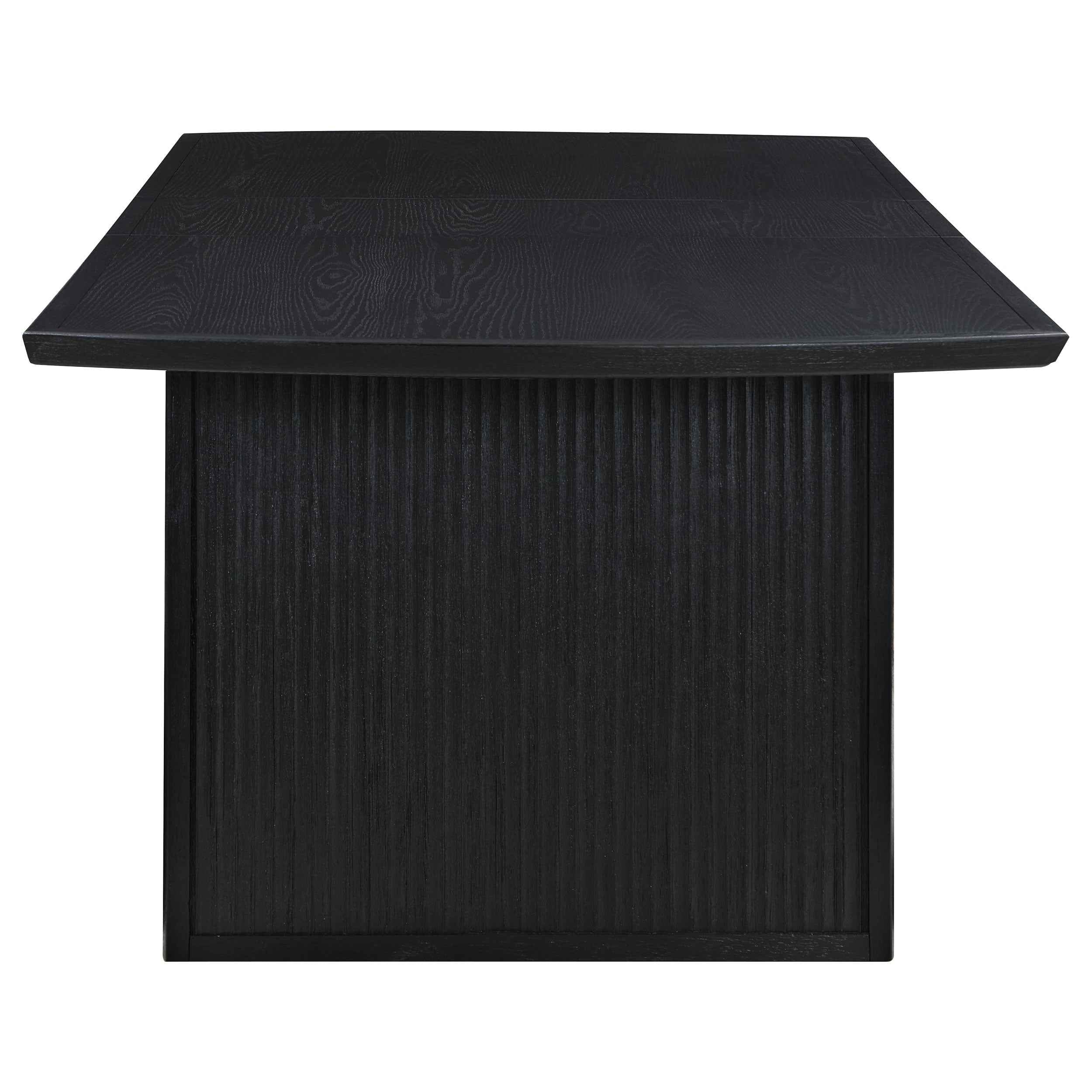 Brookmead Black/Ivory 5-piece Extension Leaf Dining Table Set - Image 5