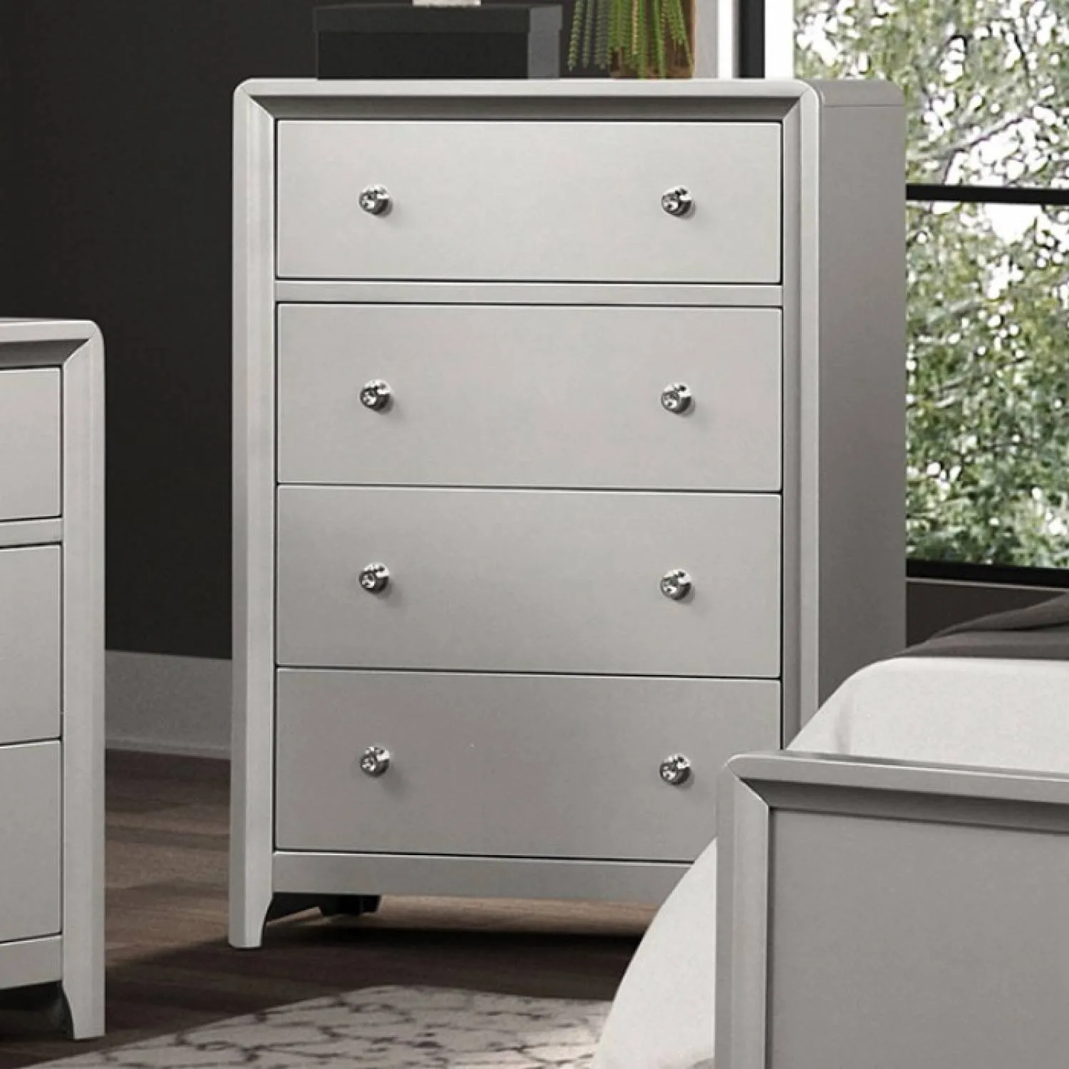 Bryne Champagne 5-Piece Queen Bedroom Set - Image 6