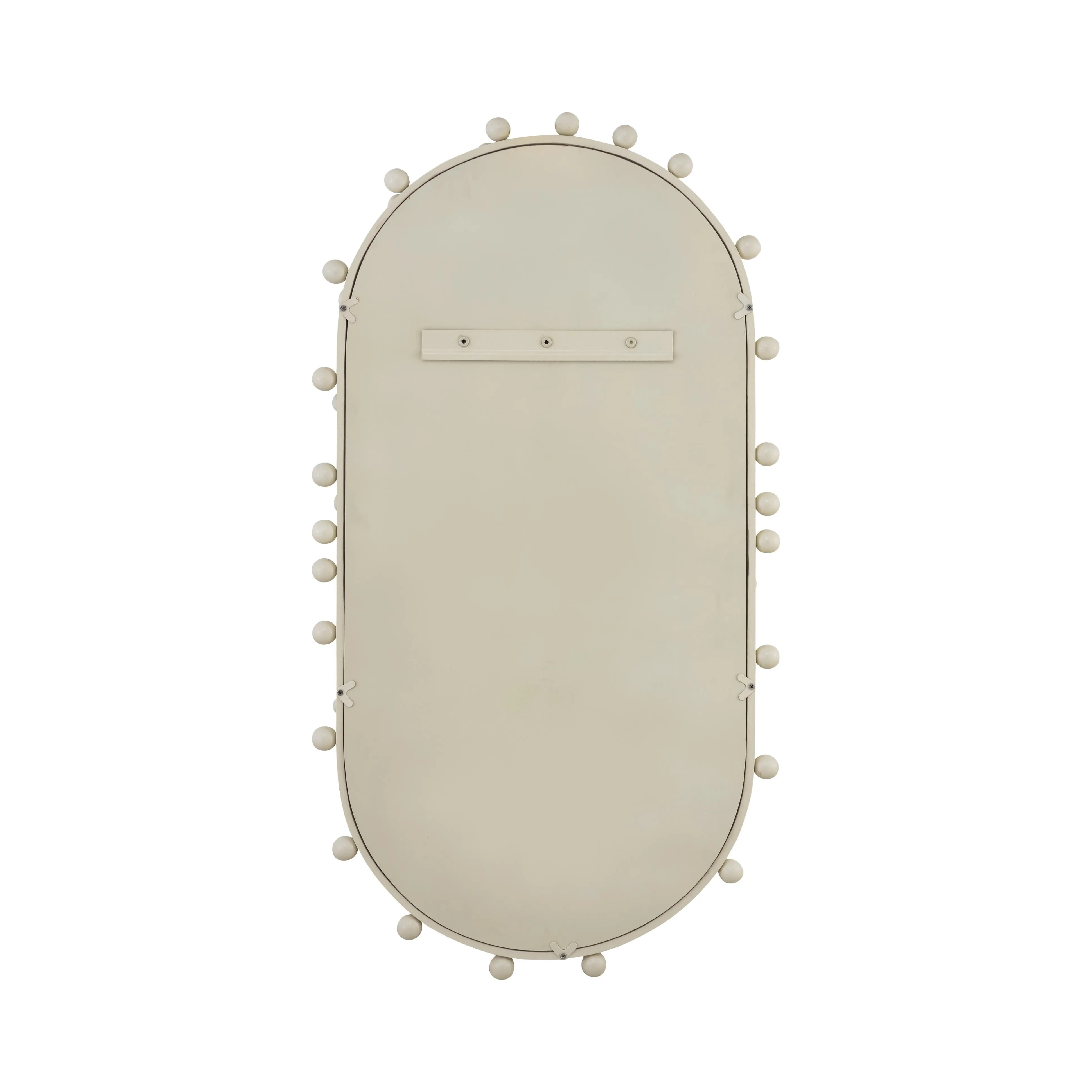 Bubbles Ivory Oval Wall Mirror - Image 5