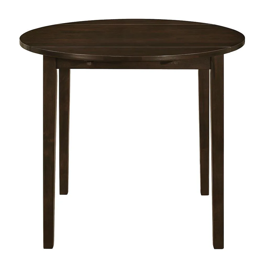Bucknell Cappuccino/Tan 3-Piece Dining Set with Drop Leaf - Image 12