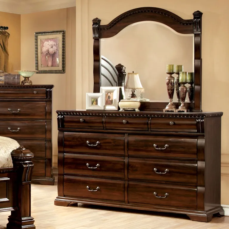 Burleigh Cherry 4-Piece Queen Bedroom Set - Image 4