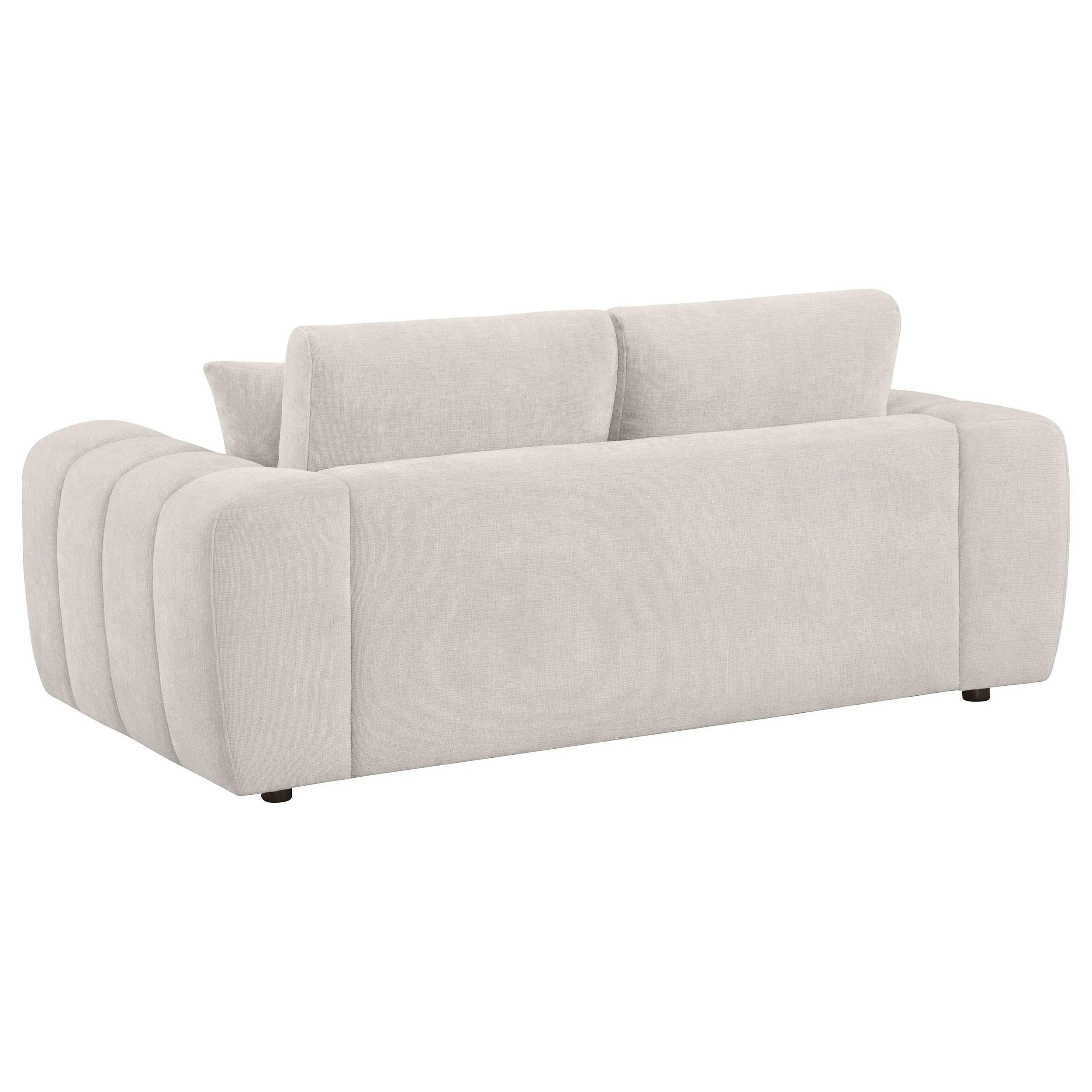 Burnett Ivory  2-piece Chenille Upholstered Sofa Set - Image 6