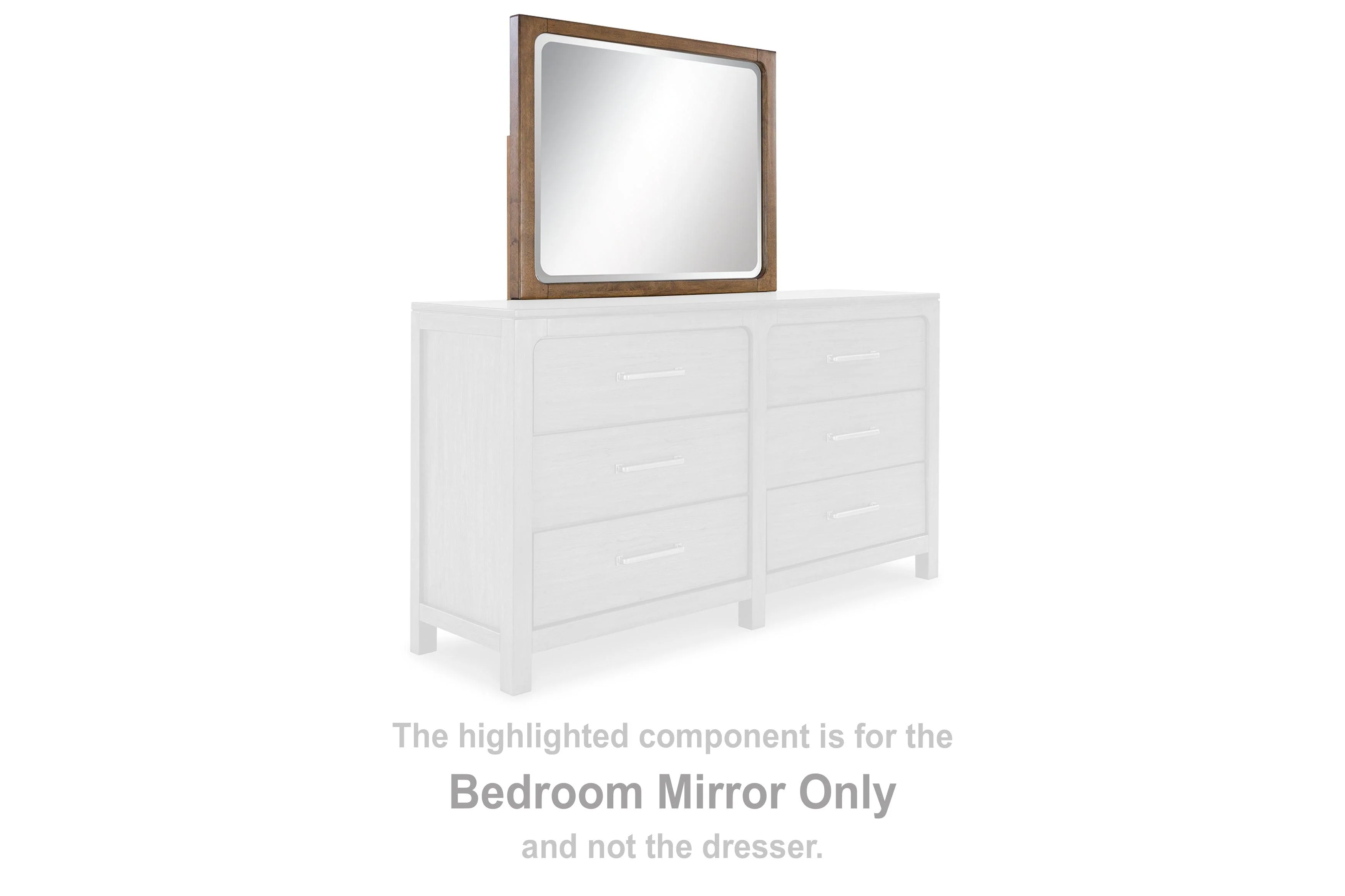 CABALYNN Light Brown Bedroom Mirror - Image 3