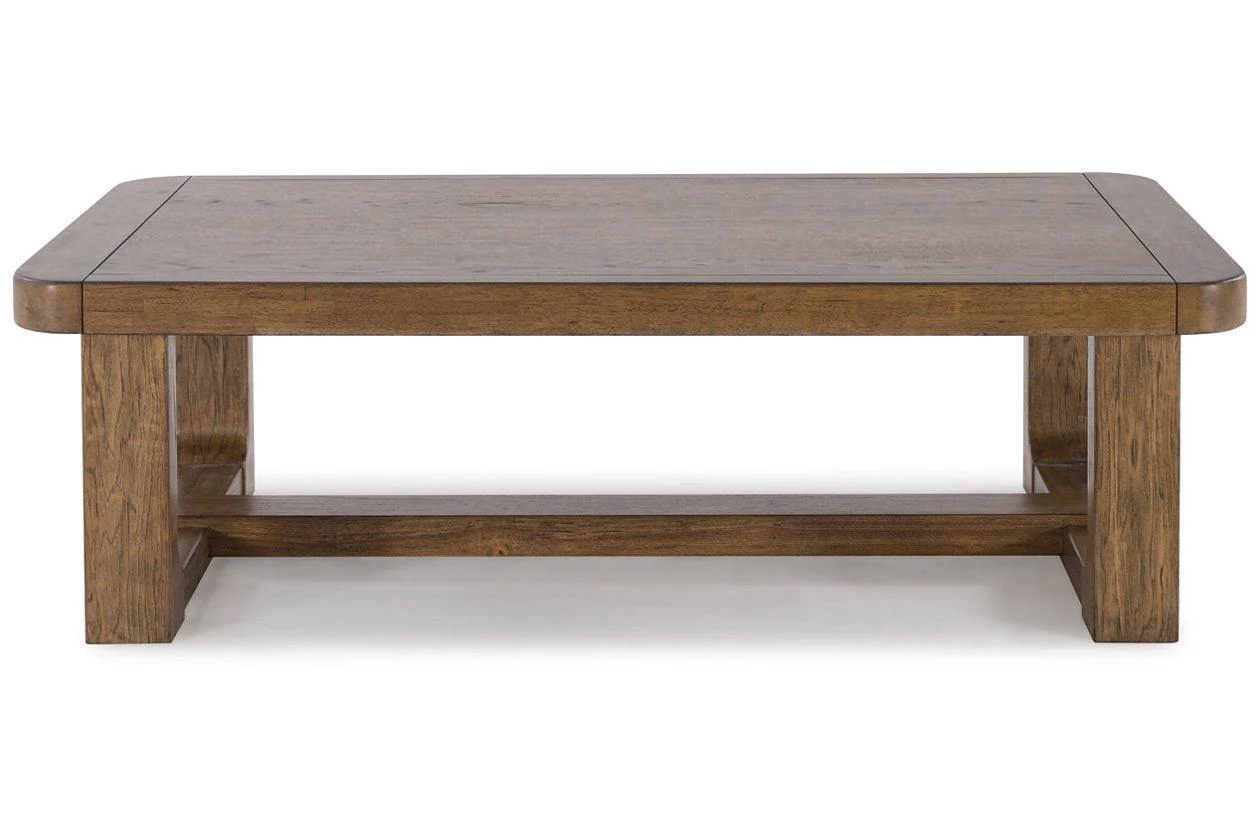 Cabalynn Light Brown Coffee Table and 2 End Tables - Image 3