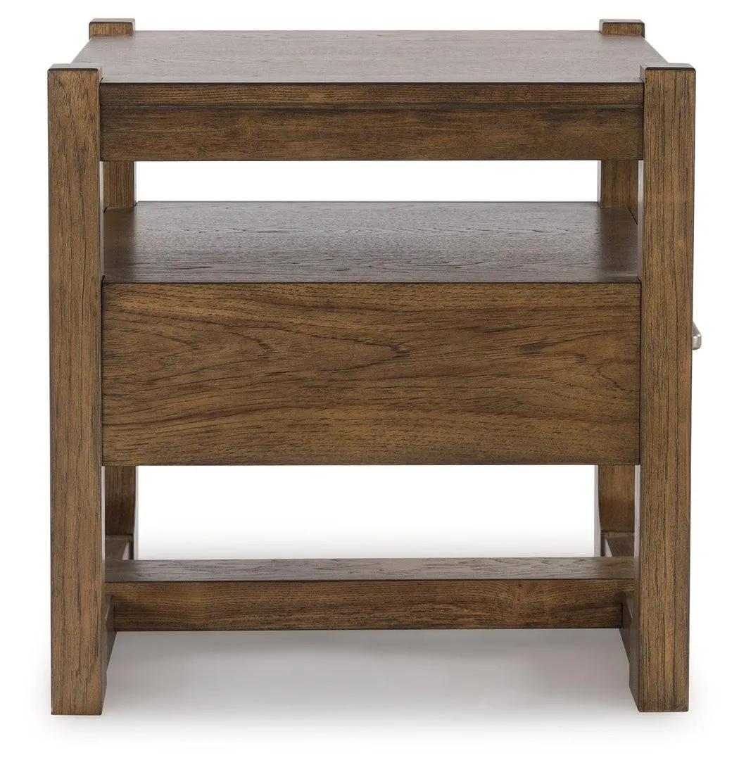 Cabalynn Light Brown End Table - Image 3