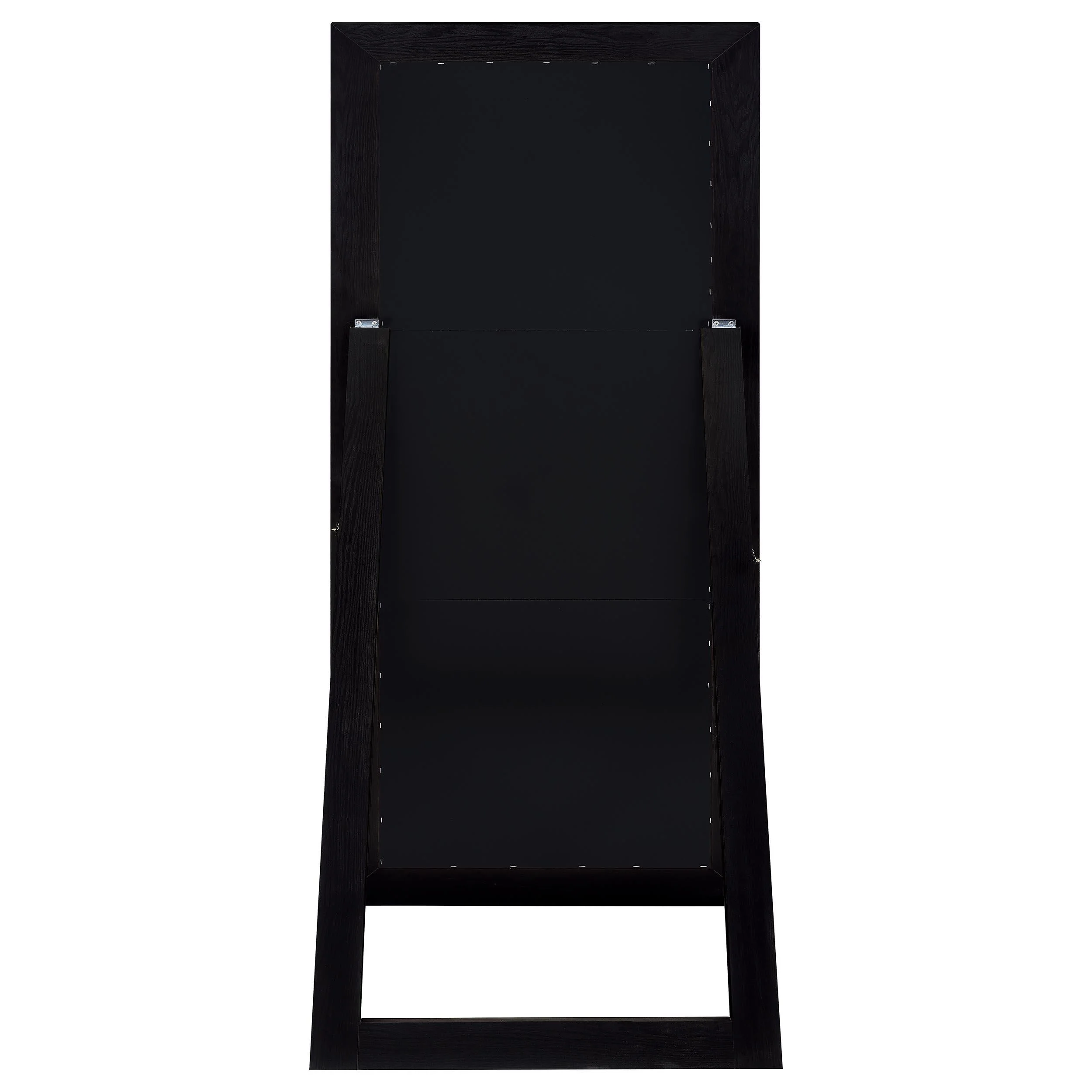 Cadence Black Oak Tempered Glass Full Length Standing Mirror - Image 4