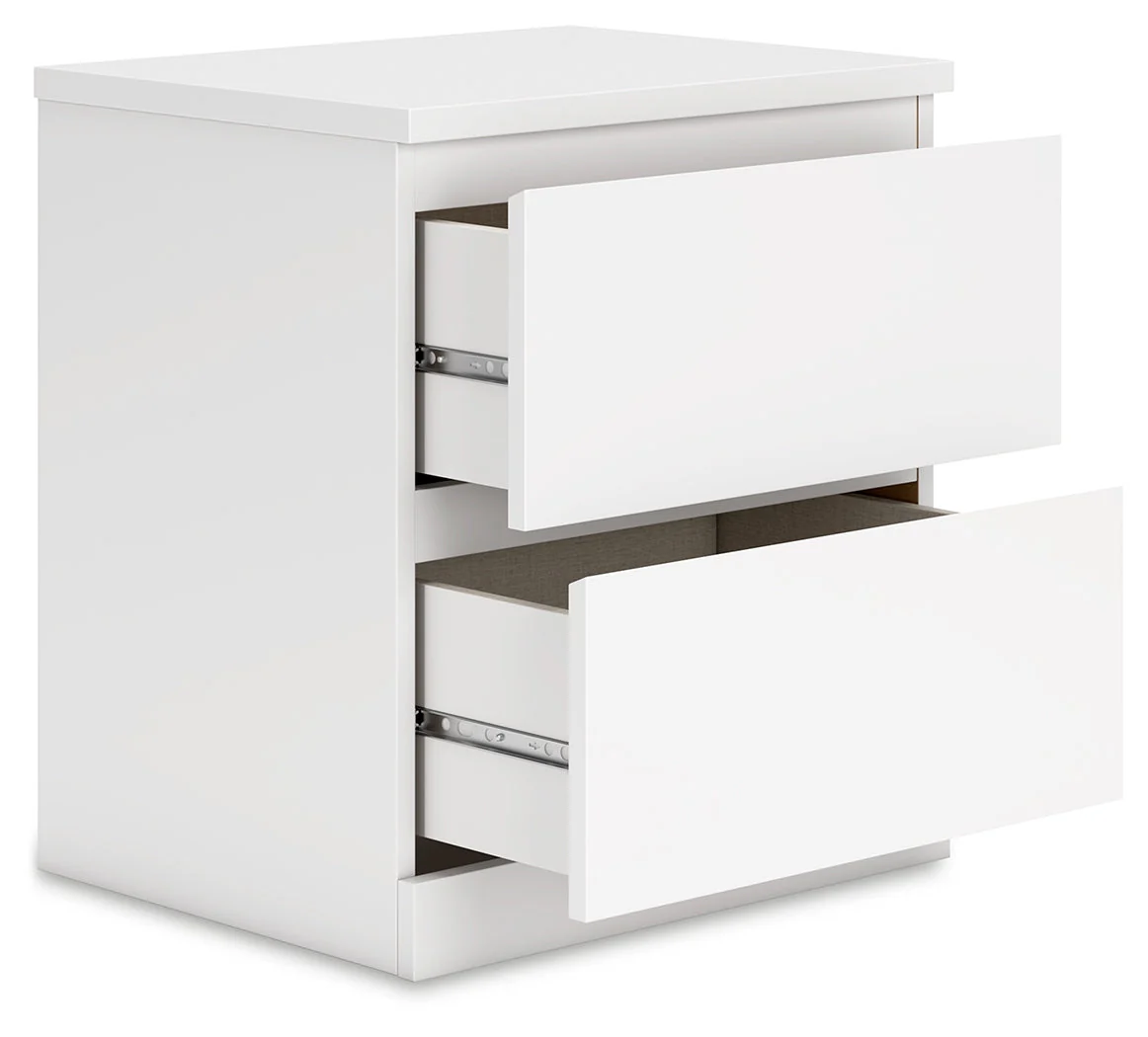 Cadmori Black/White Upholstered Platform Bedroom Set - Image 44