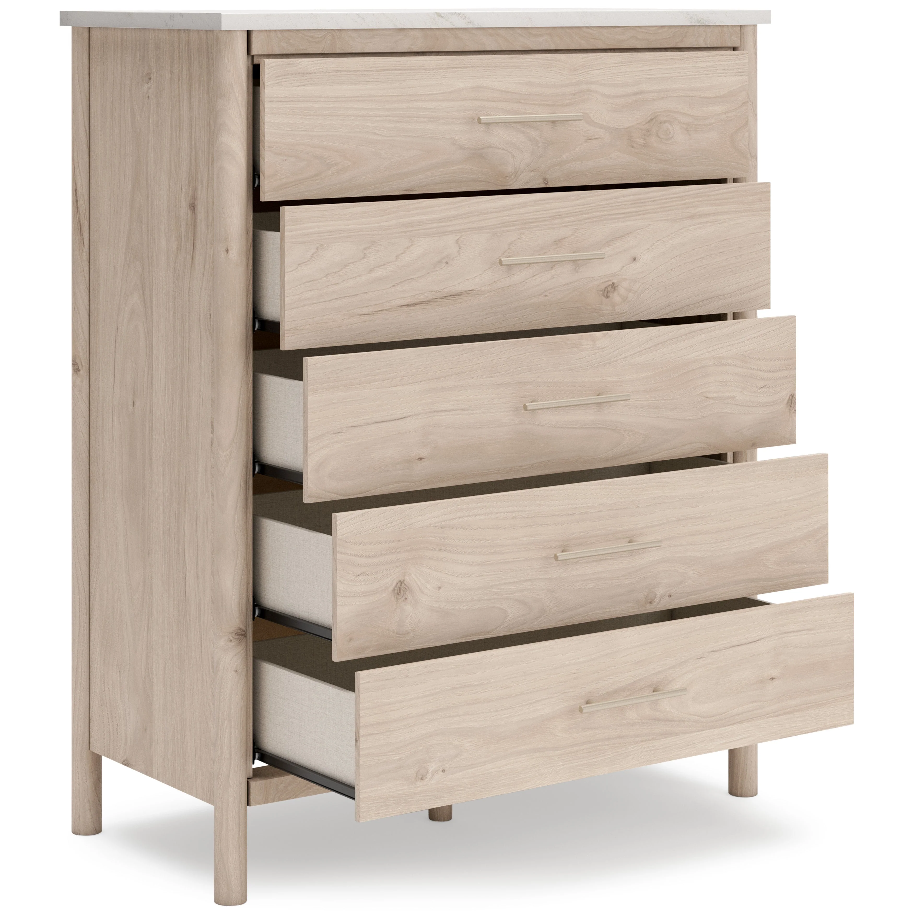 Cadmori Tan/Beige Upholstered Platform Bedroom Set - Image 18