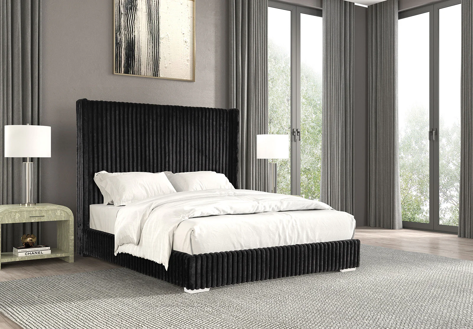 Cadwell Black Full Bed - Image 2