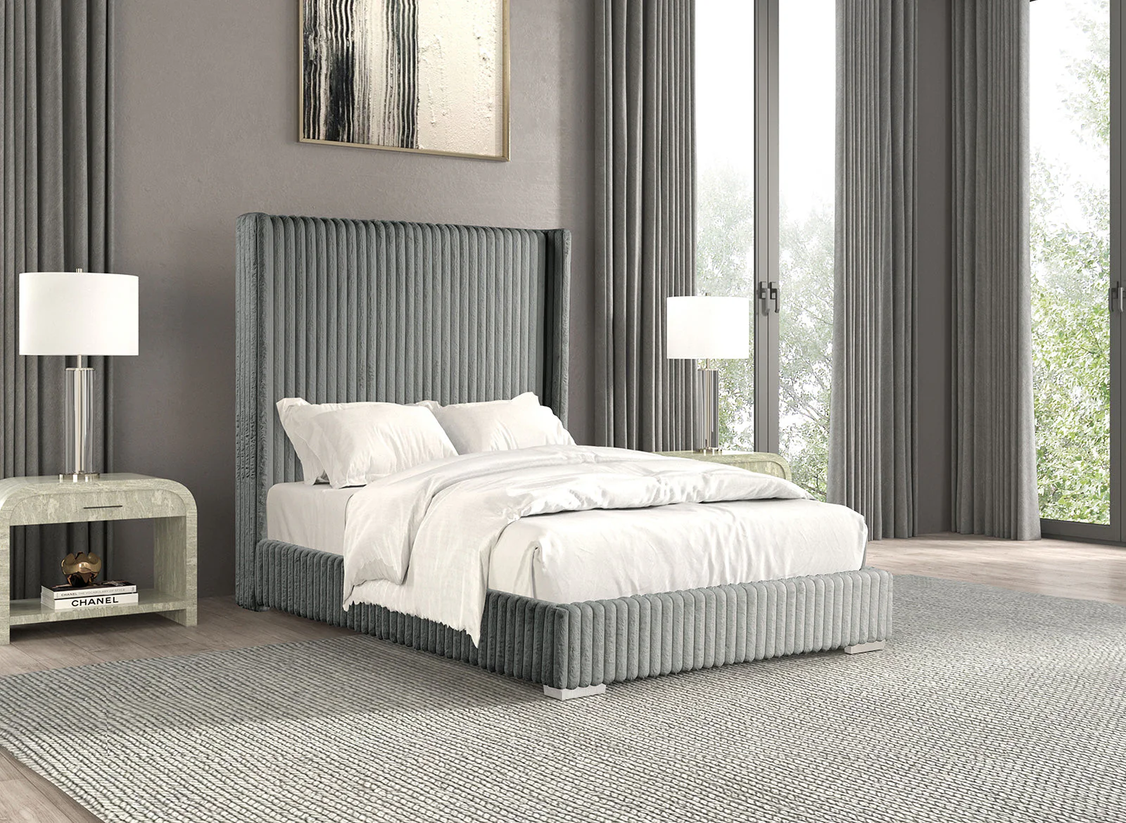 Cadwell Gray Twin Bed - Image 3