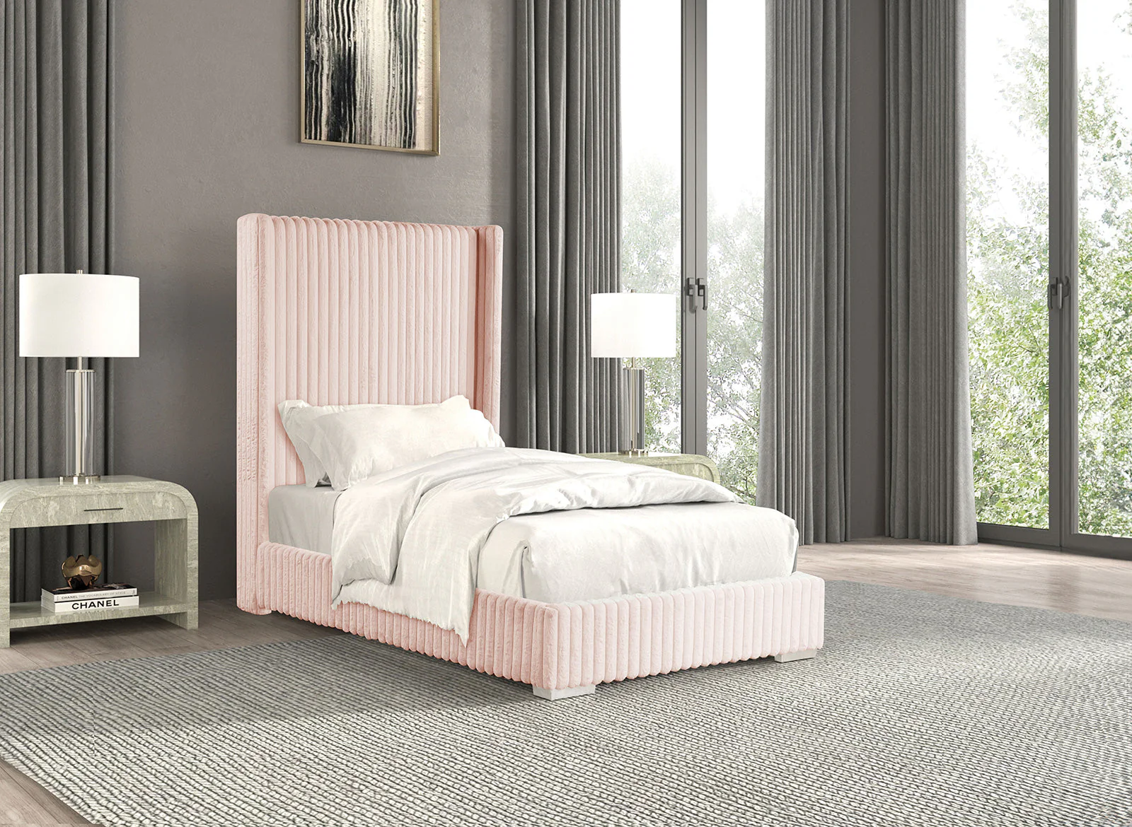 Cadwell Pink Full Bed
