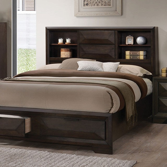 Caistor Espresso 5-Piece Queen Bedroom Set - Image 2