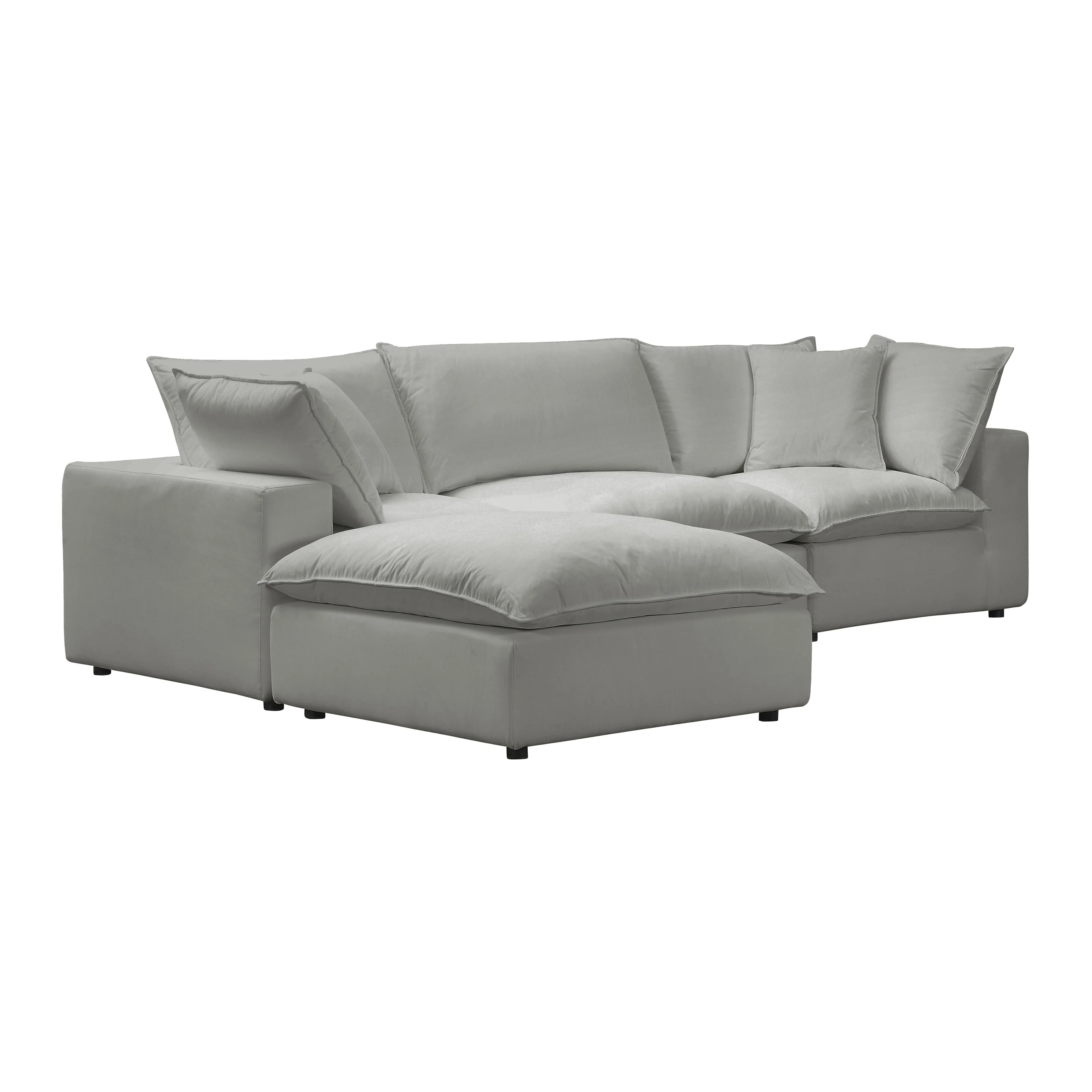 Cali Performance Fabric Modular 4-Piece Sectional - Image 4