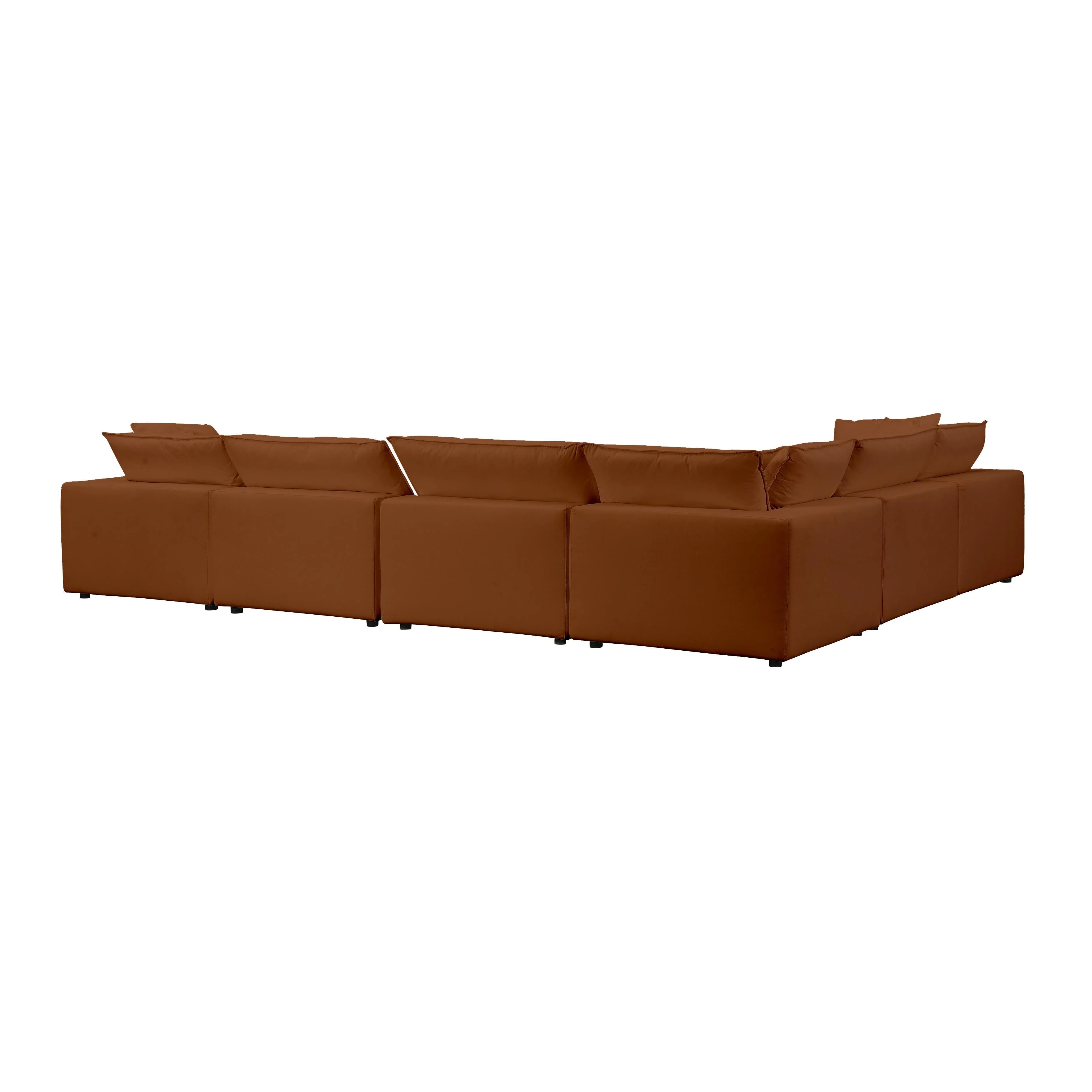 Cali Performance Fabric Modular 7-Piece Large Chaise Sectional - Image 27