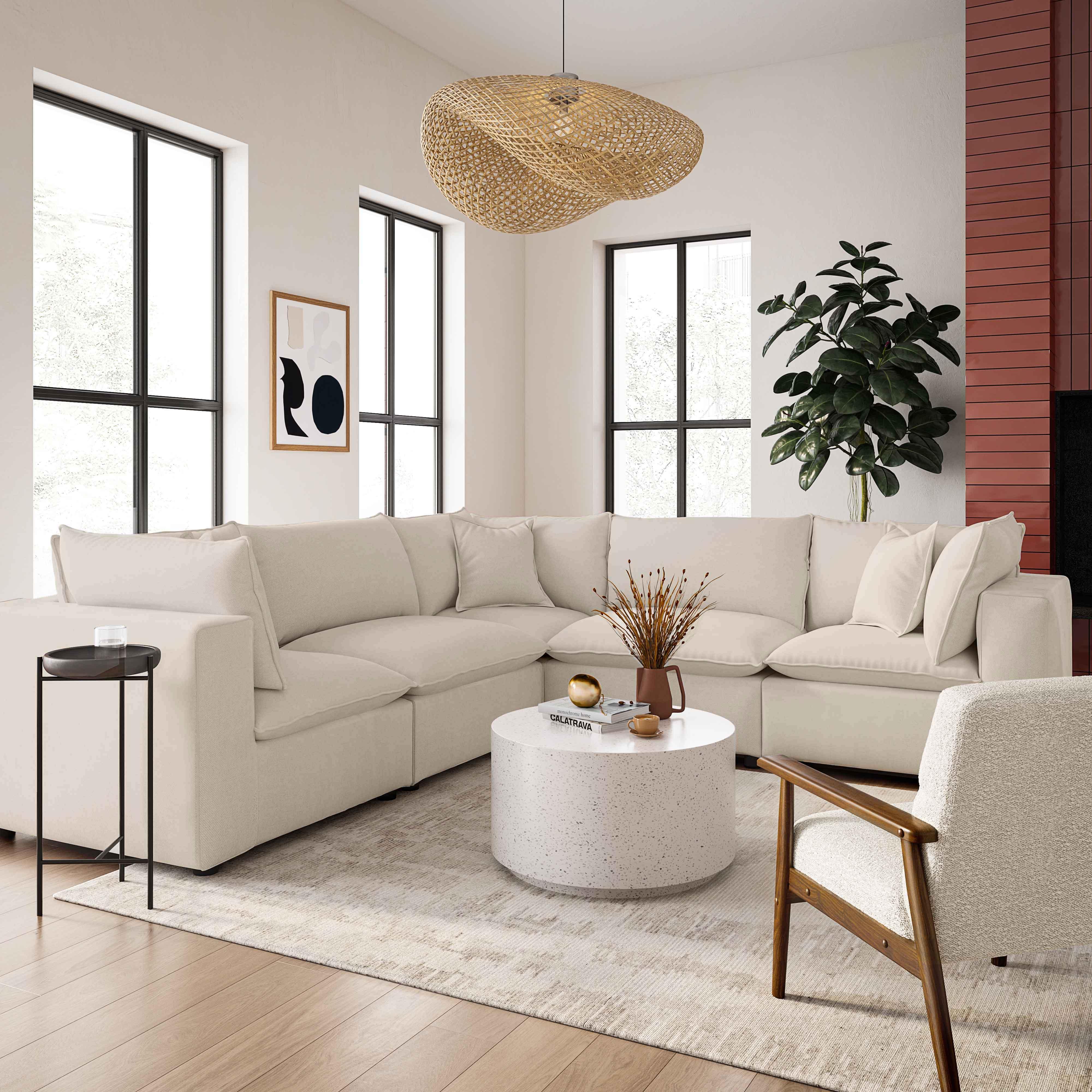 Cali Performance Fabric Modular Corner Chair - Image 18