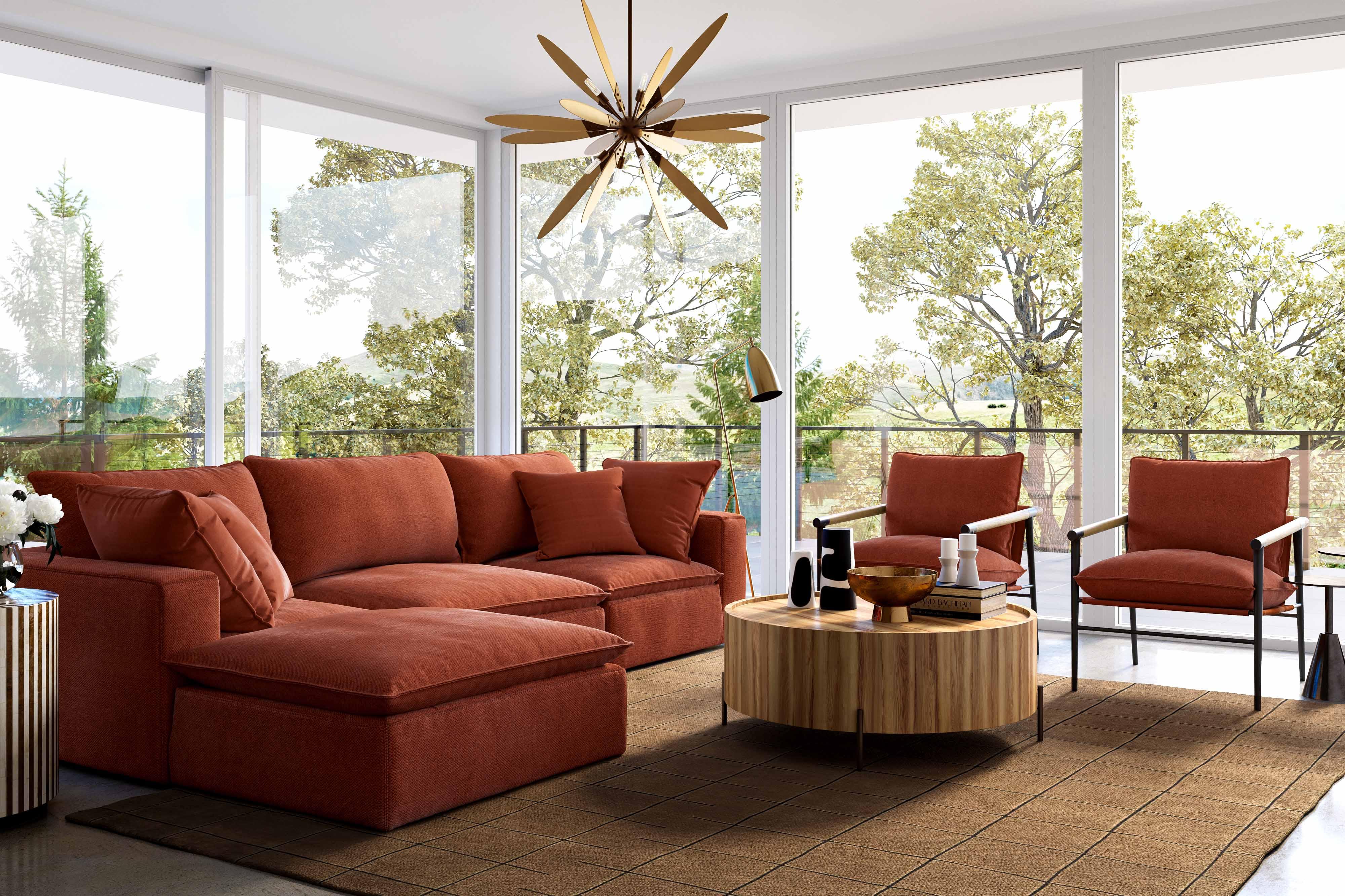 Cali Performance Fabric Modular Corner Chair - Image 32