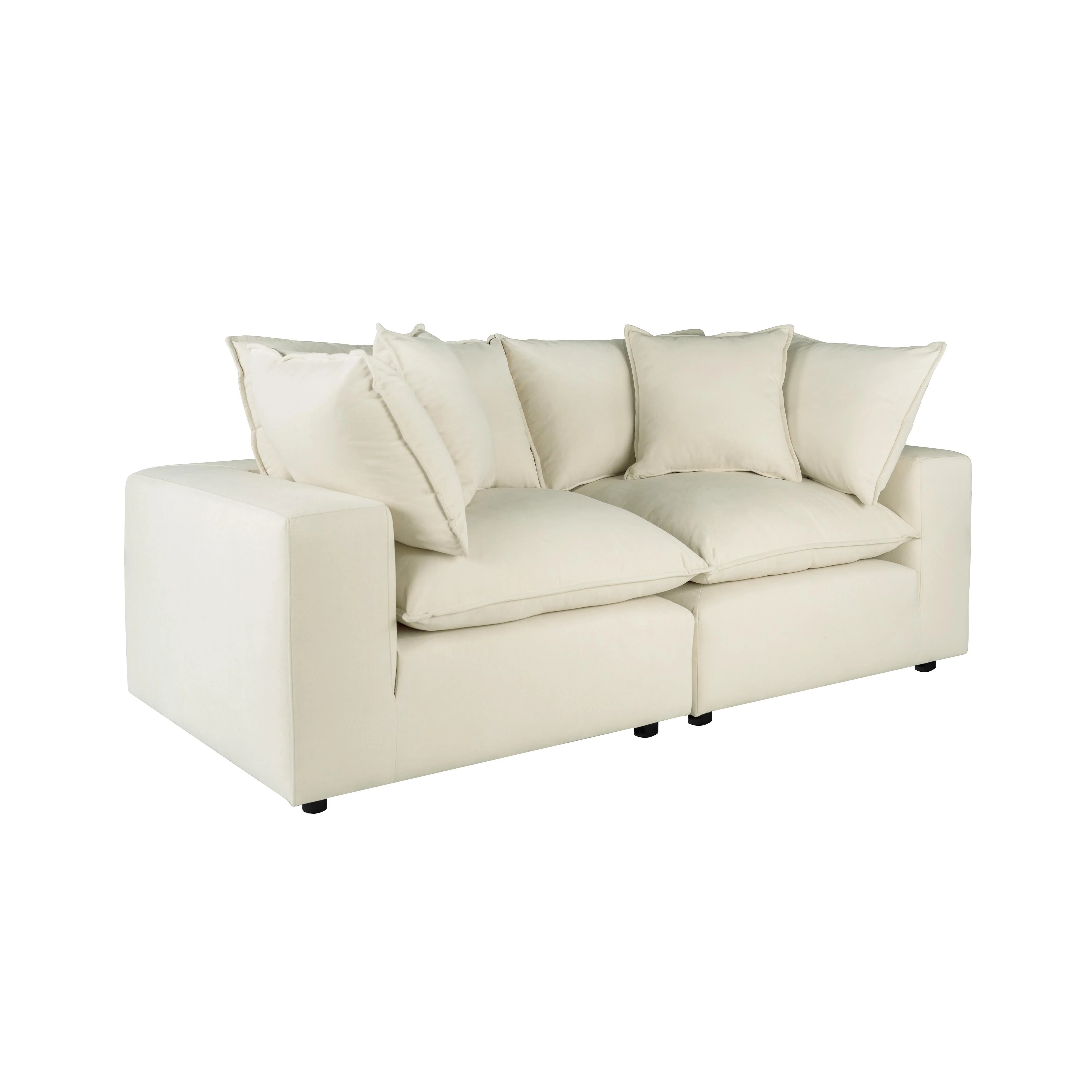 Cali Performance Fabric Modular Loveseat - Image 13