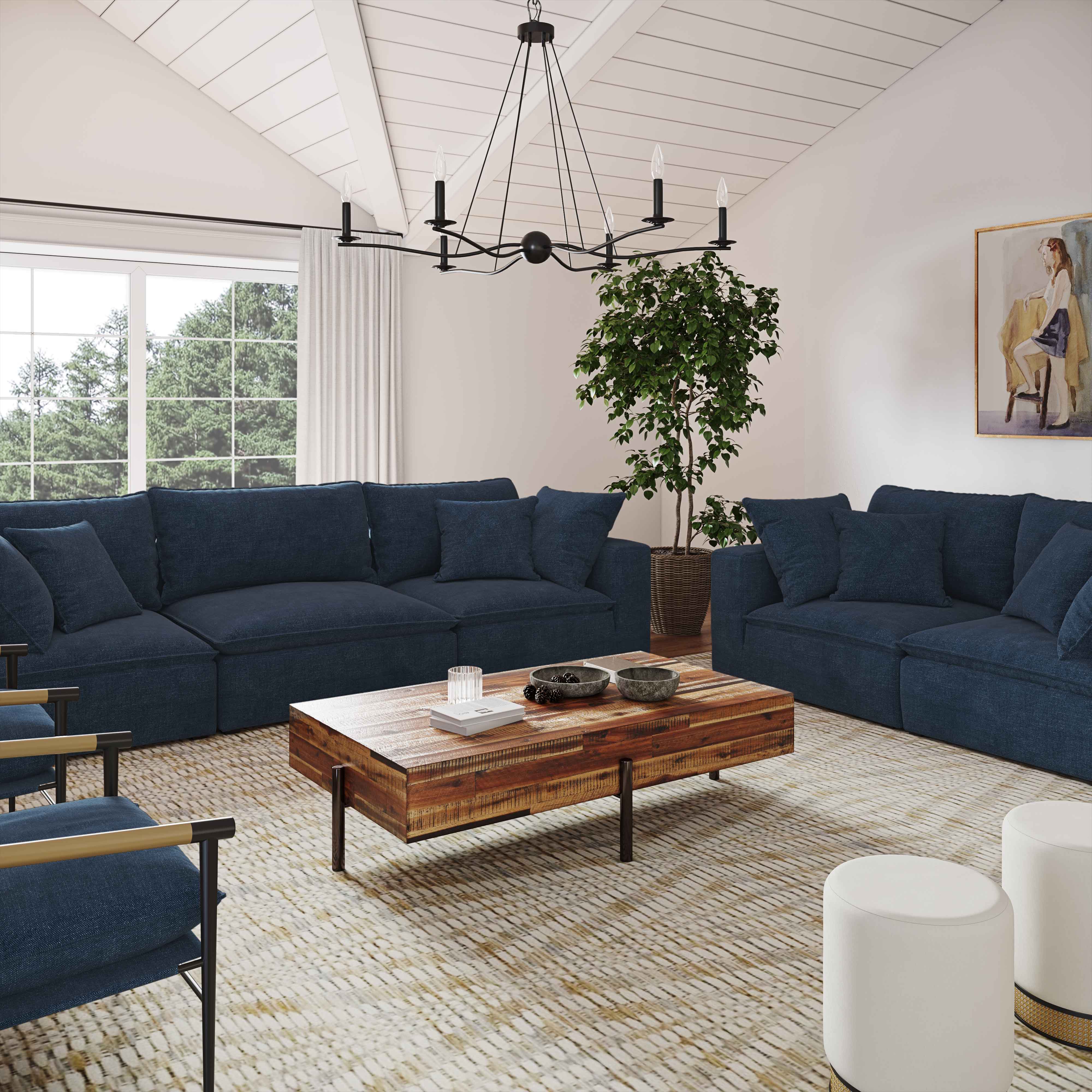 Cali Performance Fabric Modular Loveseat - Image 20