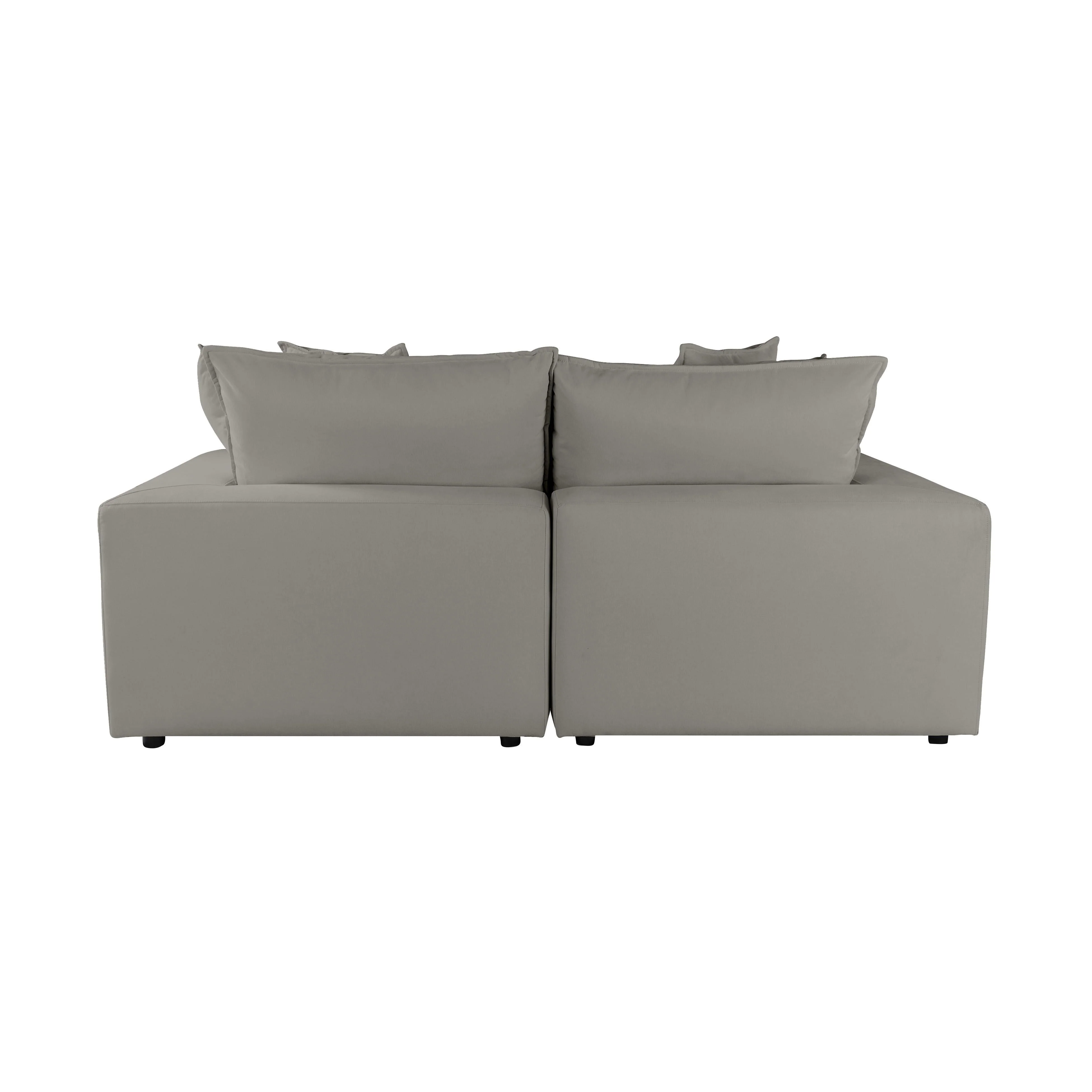 Cali Performance Fabric Modular Loveseat - Image 6