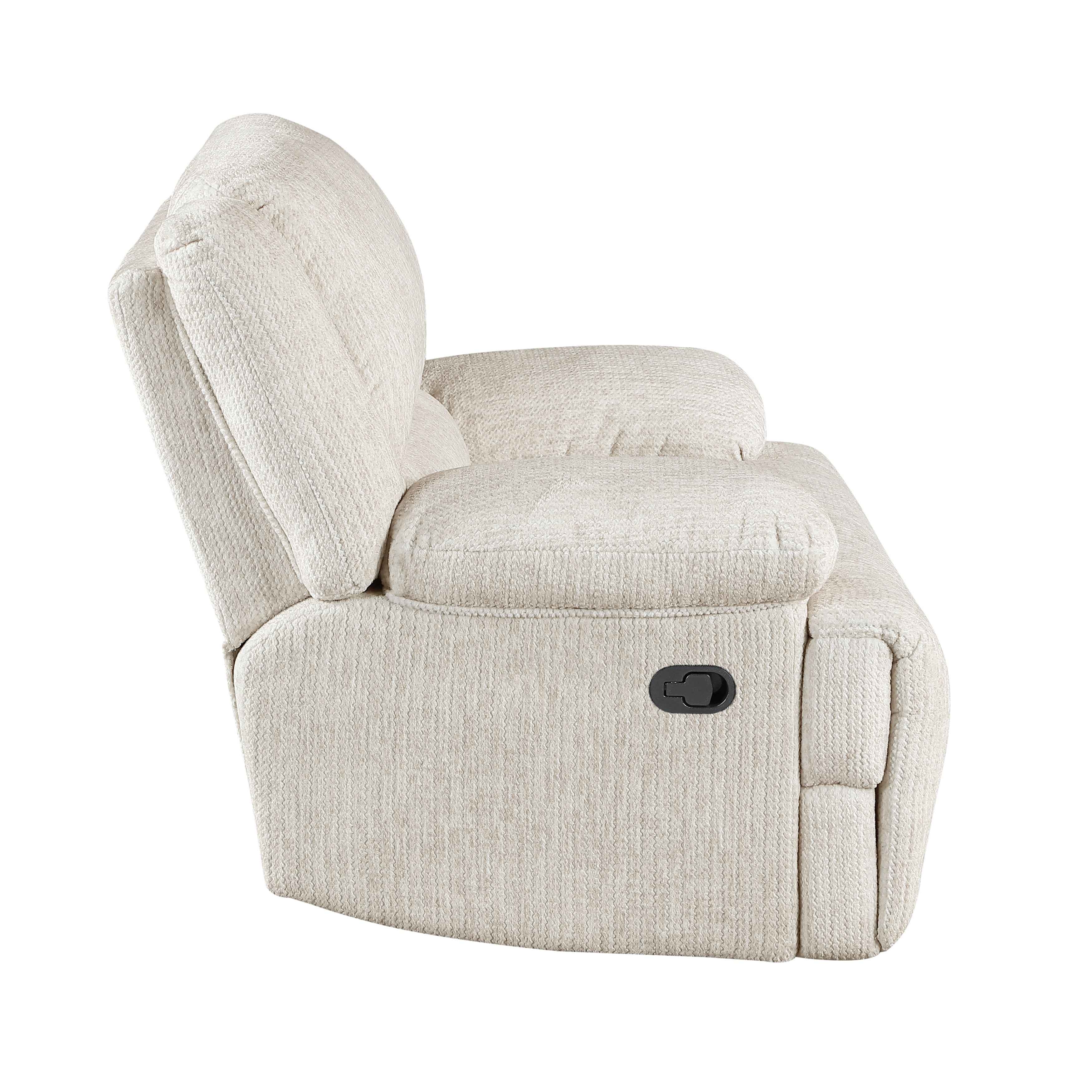 Caliber Beige 3-Piece Reclining Living Room Set - Image 11