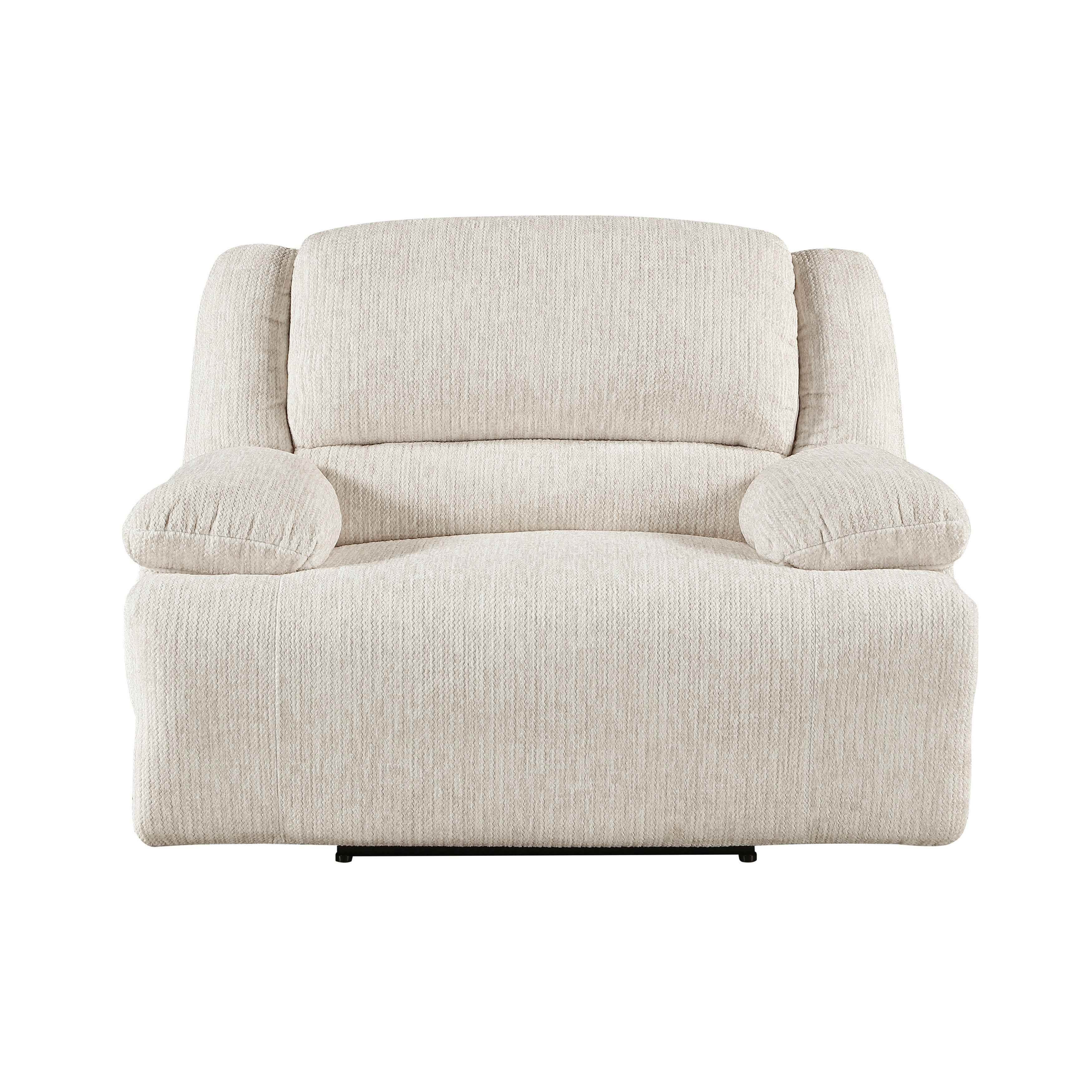 Caliber Beige 3-Piece Reclining Living Room Set - Image 9