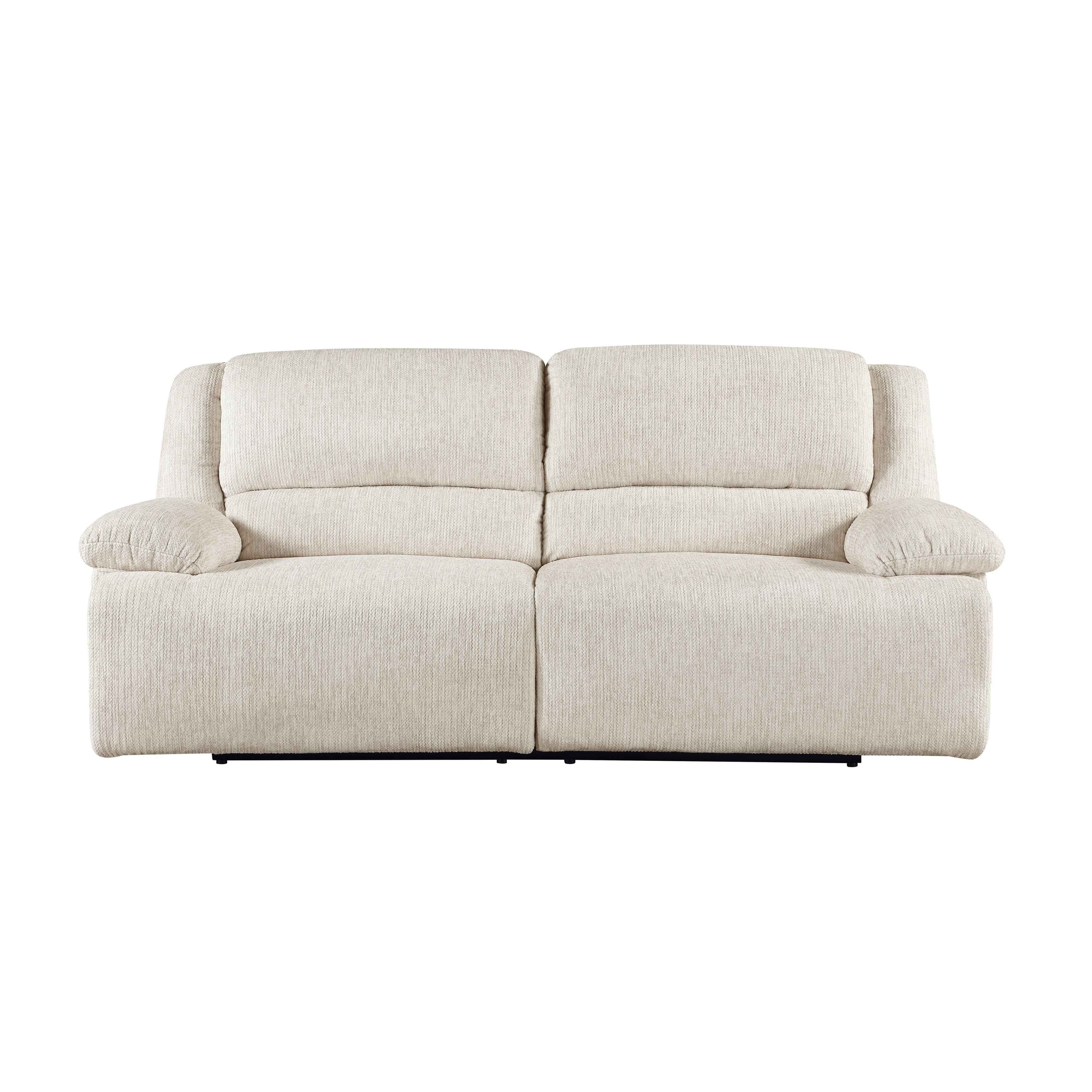 Caliber Beige Double Reclining Sofa
