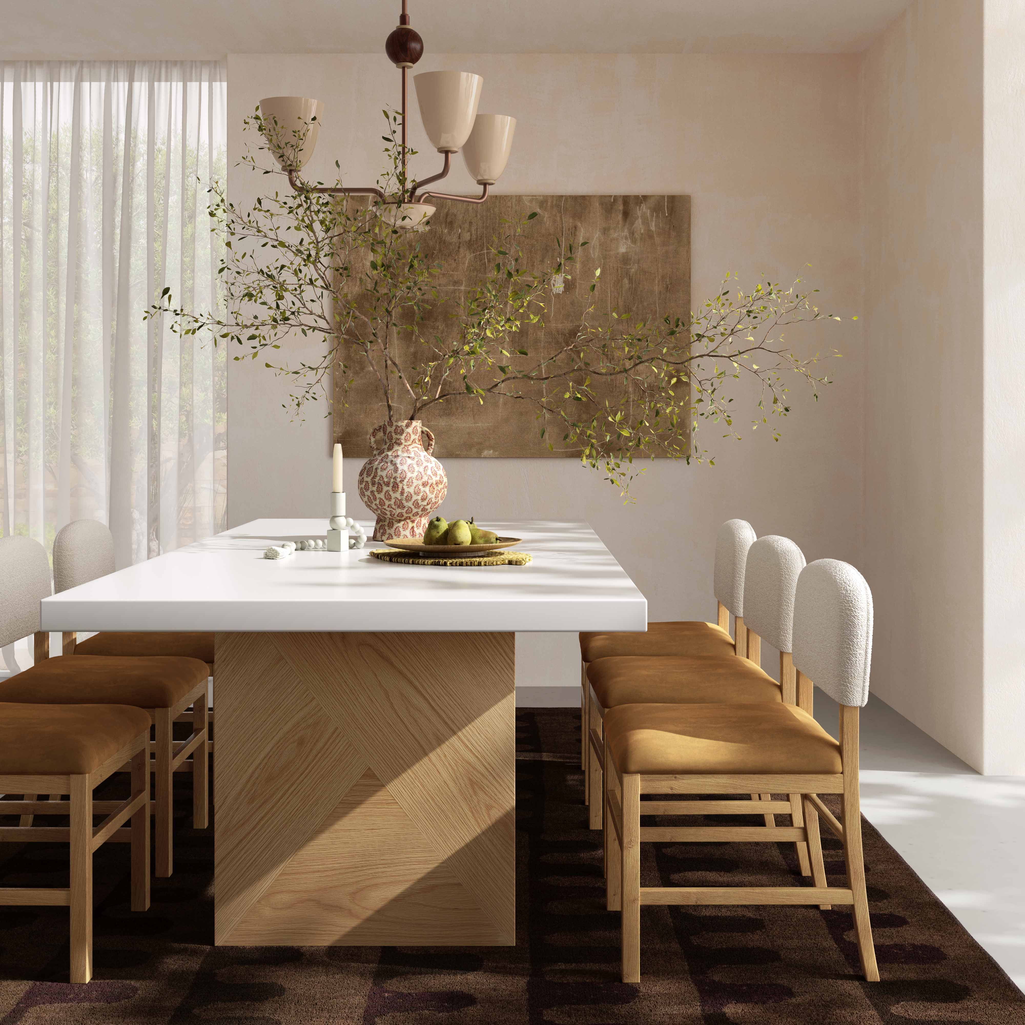 Calla Performance Velvet Dining Chair - Image 9