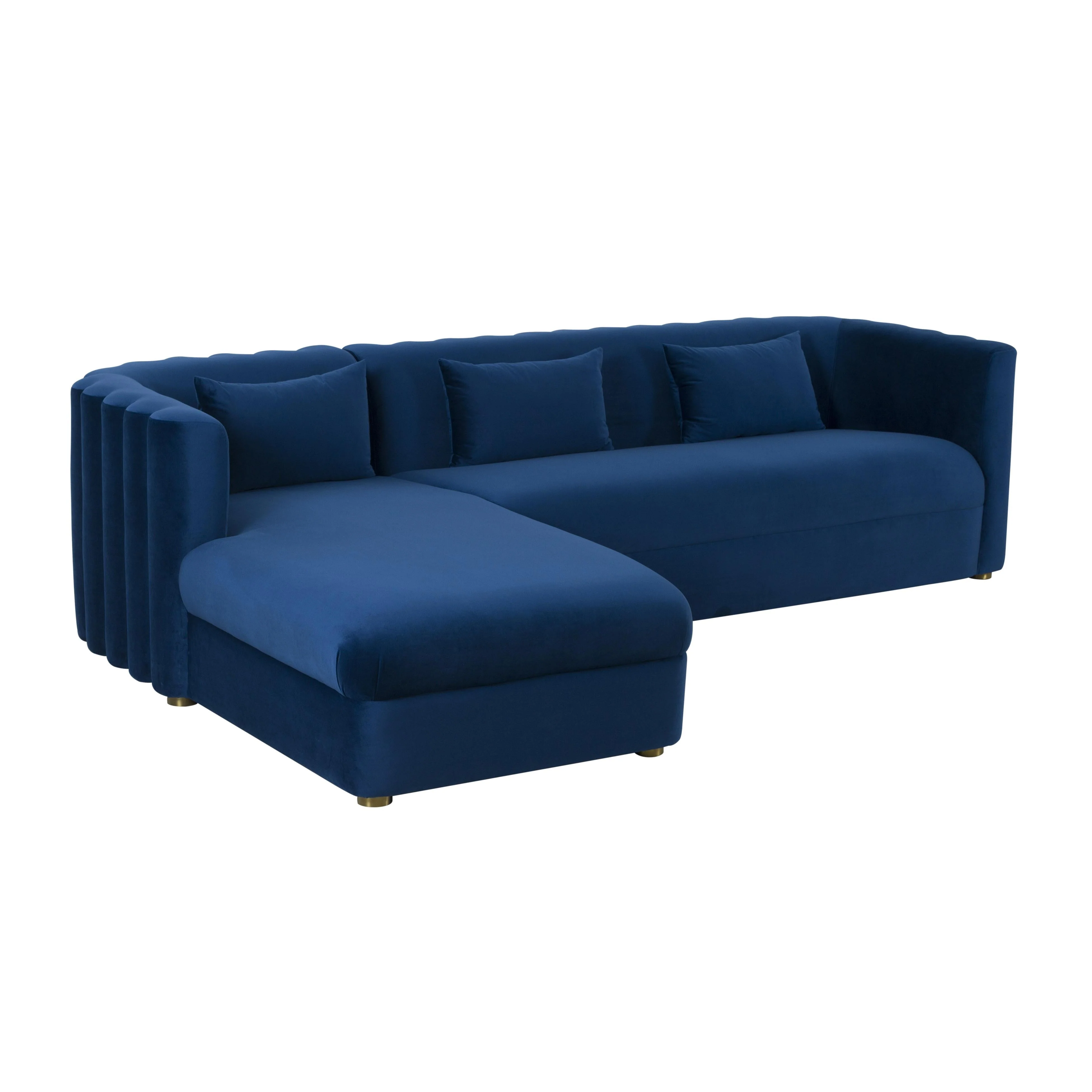 Callie Velvet Sectional - Image 19