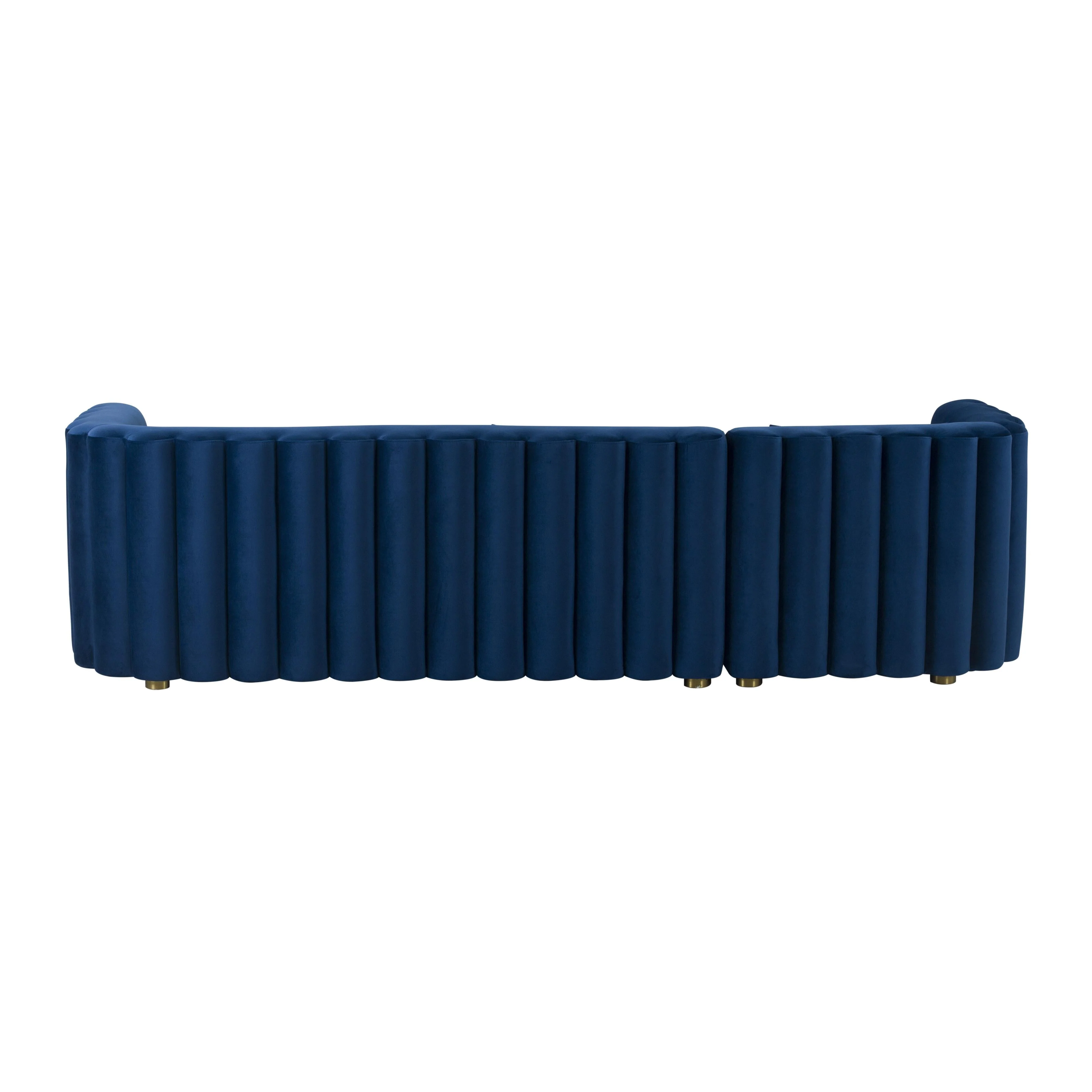Callie Velvet Sectional - Image 23