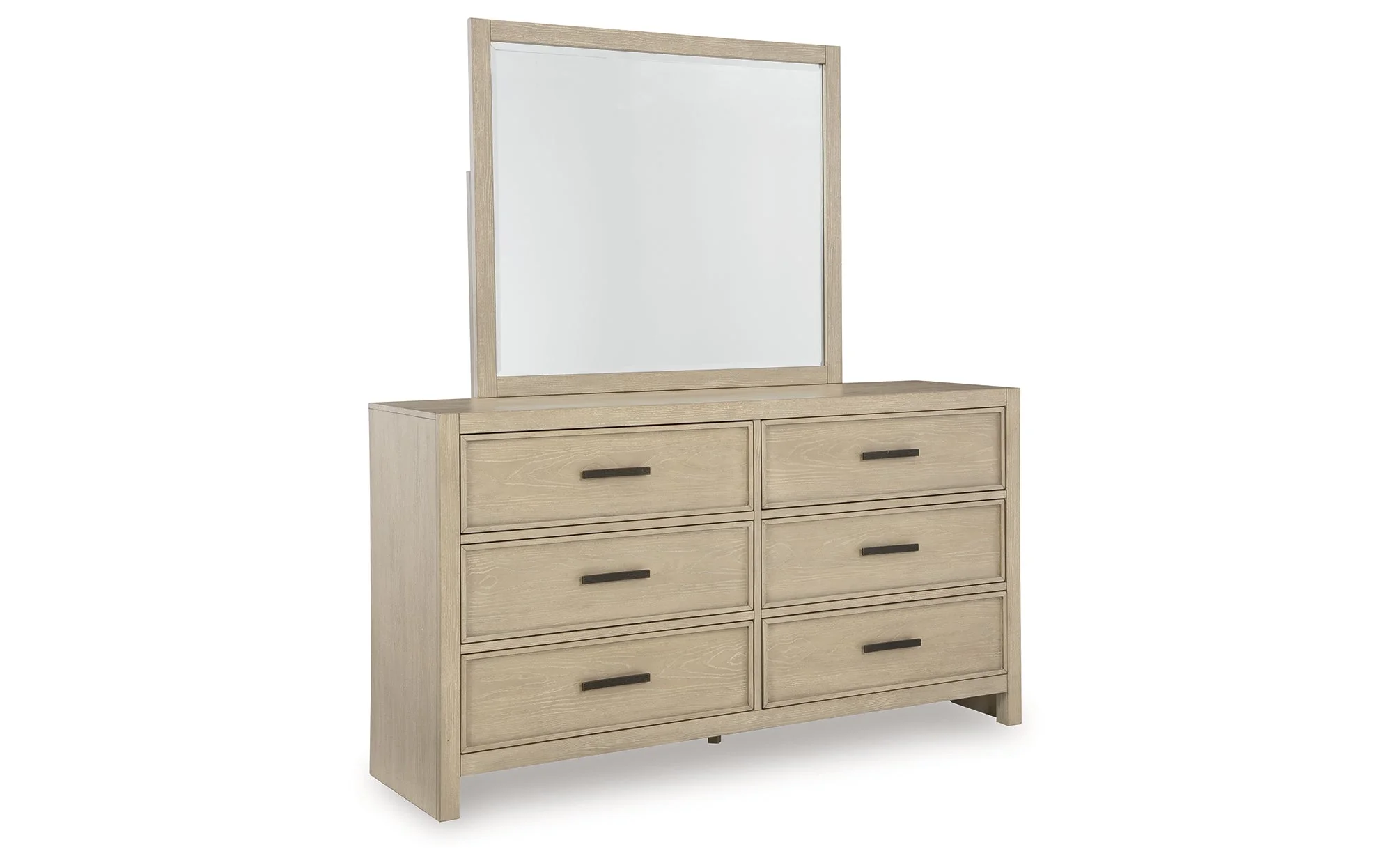 Calmoro Gray Dresser and Mirror - Image 2