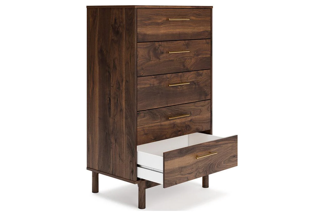 Calverson Mocha Chest of Drawers - Image 2